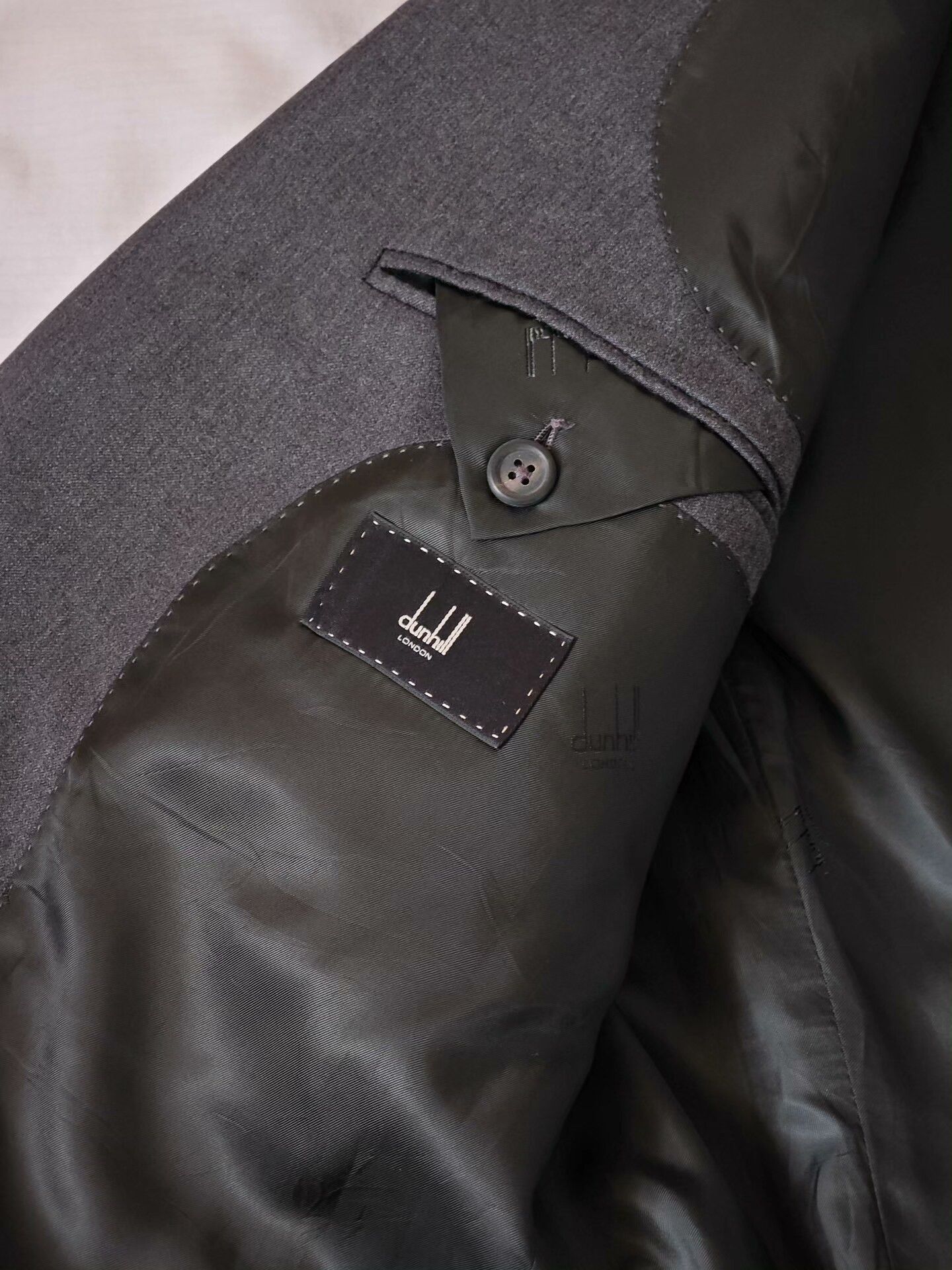 Ermenegildo Zegna Dunhill Gray Wool Blazer Jacket Size US M / EU 48-50 / 2 - 7 Thumbnail