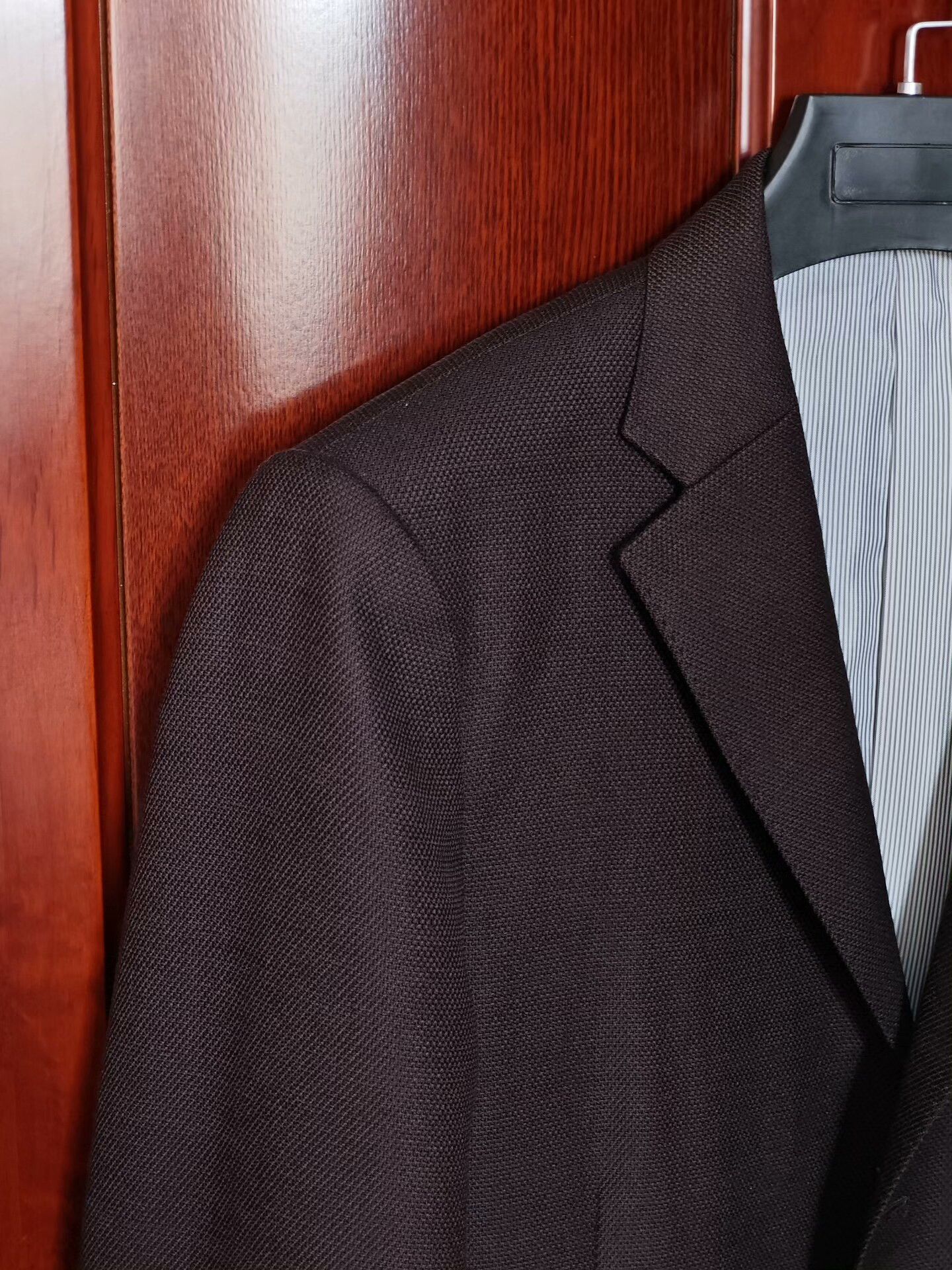 Luciano Barbera Brown Half-Lined Wool Suit Jacket Size US M / EU 48-50 / 2 - 3 Thumbnail