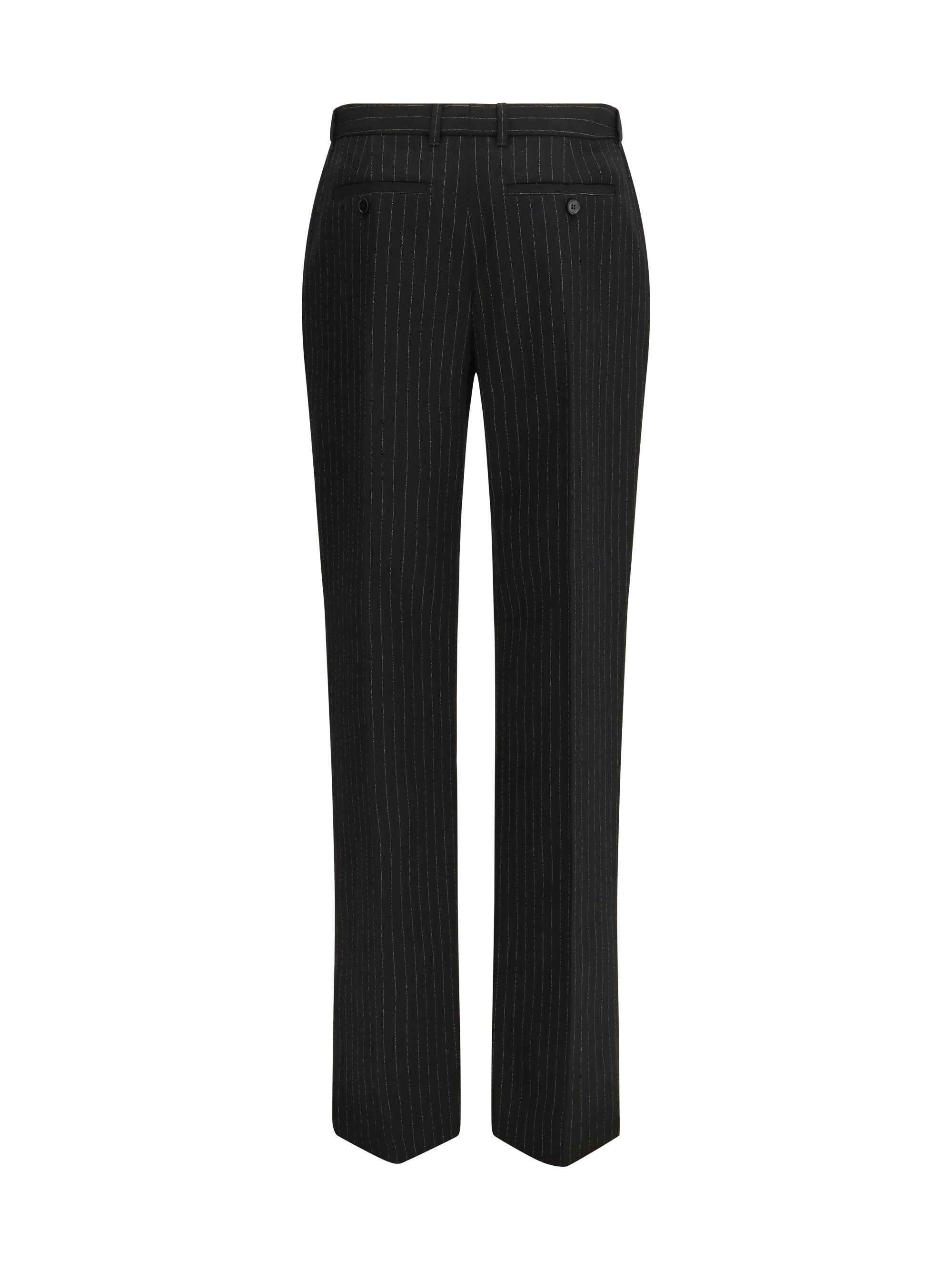 Alexander McQueen Pinstriped tailored Trousers Size 28" / US 6 / IT 42 - 2 Thumbnail
