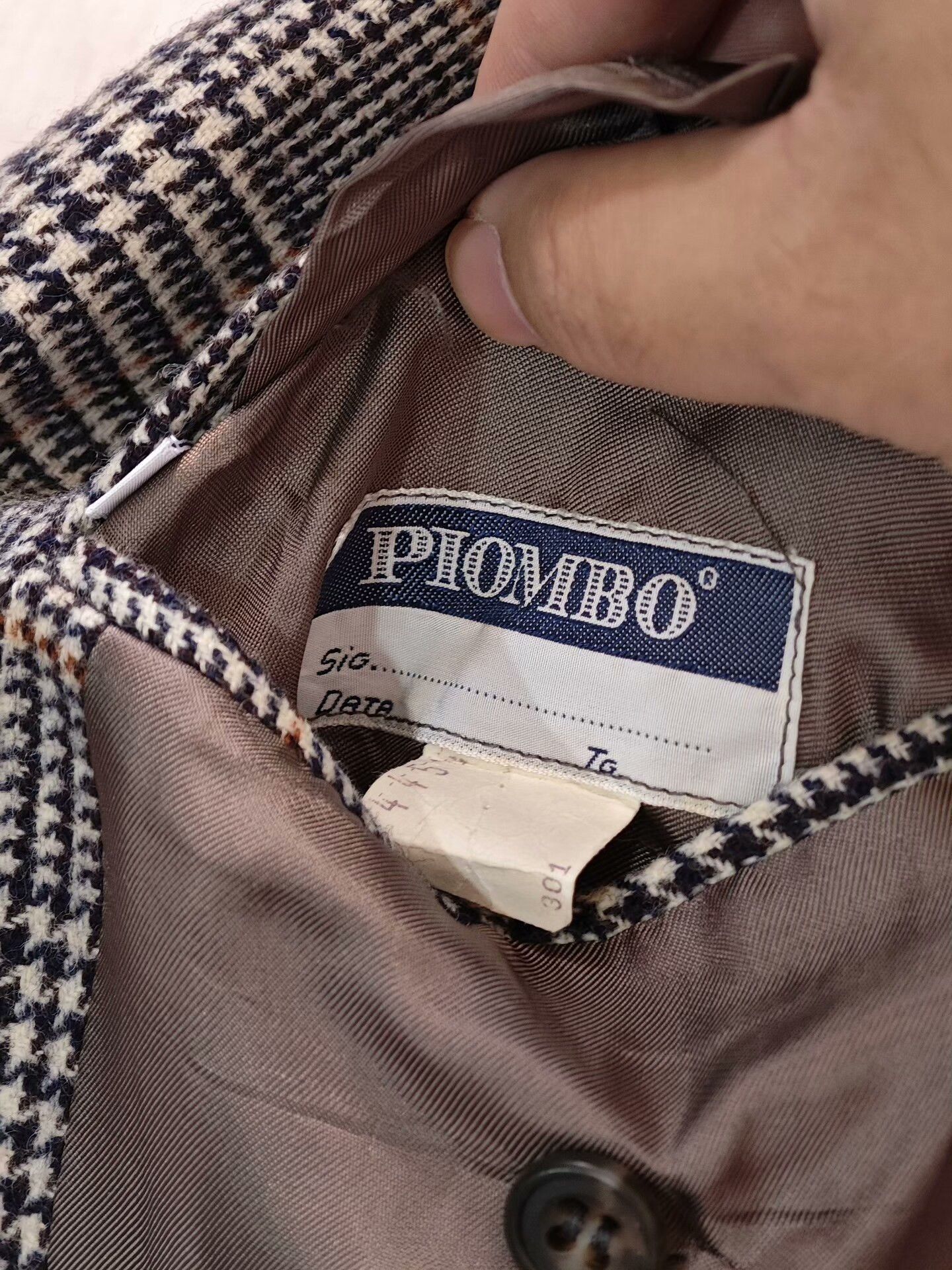 PIOMBO Italian Wool Half-Lined Blazer Zegna Size US S / EU 44-46 / 1 - 9 Thumbnail