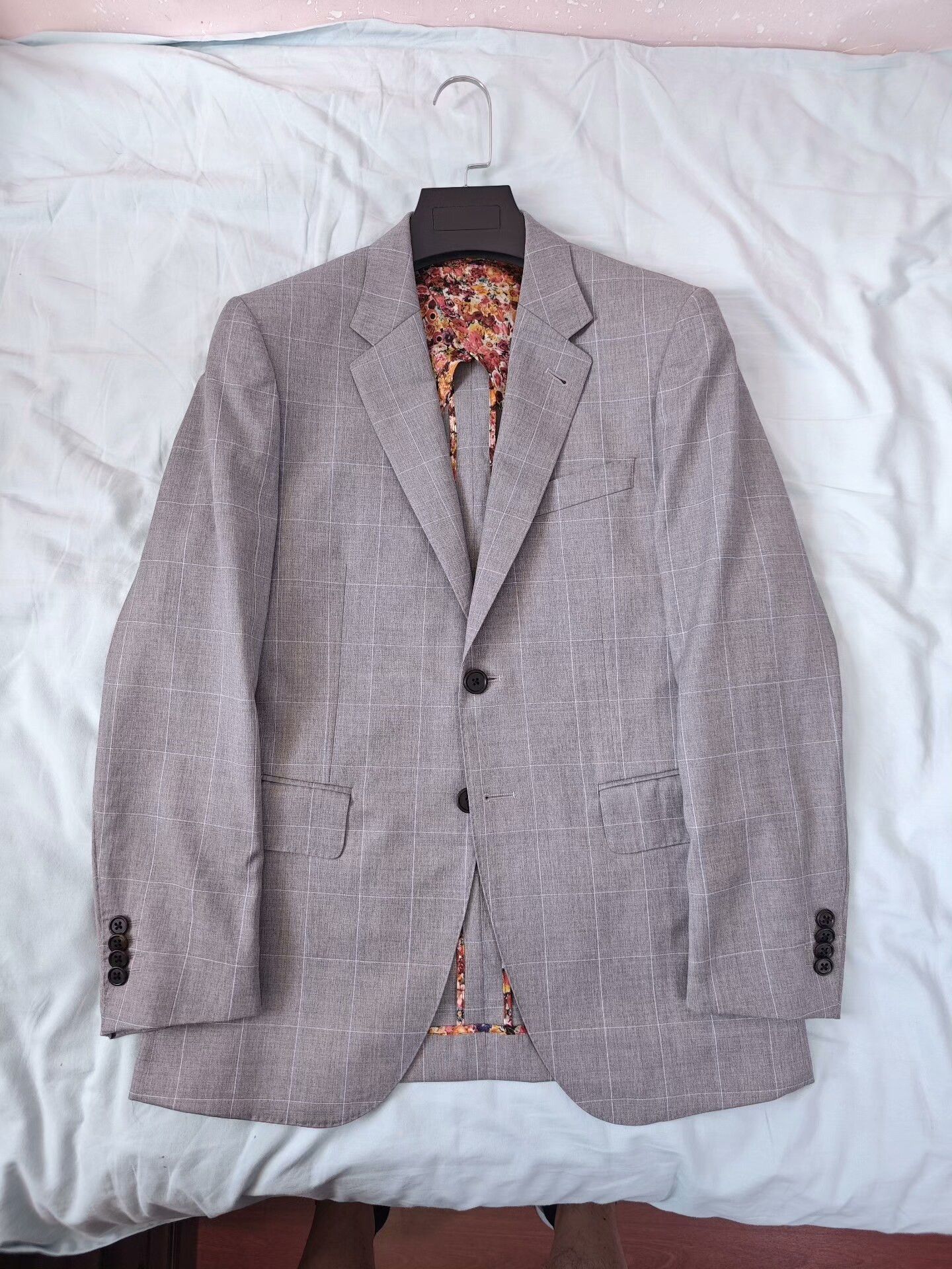 Paul Smith Paul Smith Gray Wool Suit Jacket Size US S / EU 44-46 / 1 - 7 Thumbnail