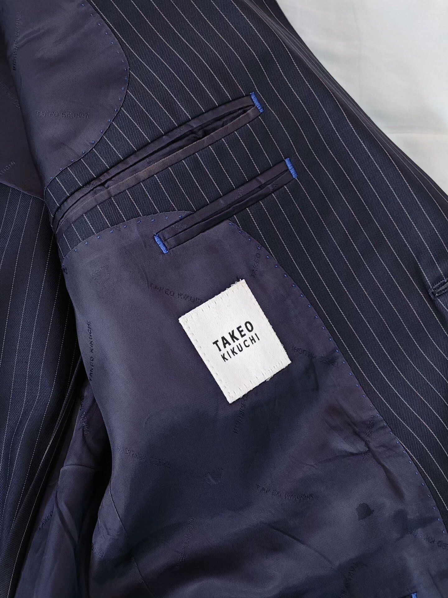 Takeo Kikuchi Takeo Kikuchi Dormeuil Wool Suit Jacket Size US S / EU 44-46 / 1 - 7 Thumbnail