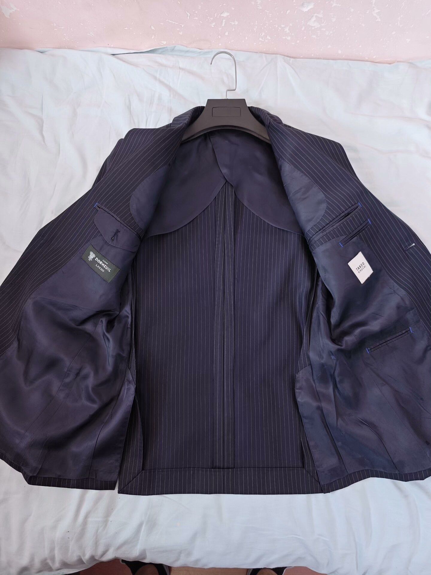 Takeo Kikuchi Takeo Kikuchi Dormeuil Wool Suit Jacket Size US S / EU 44-46 / 1 - 6 Thumbnail