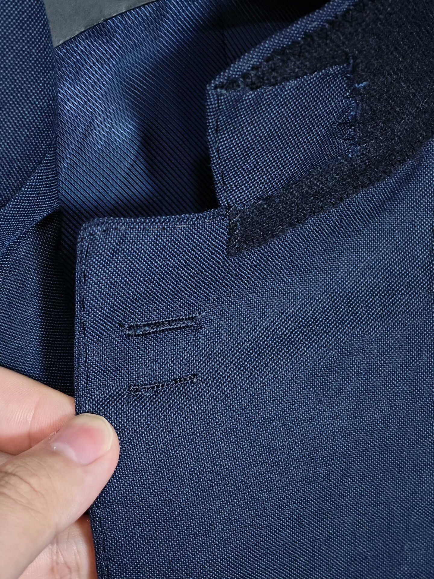 Ring Jacket Navy Wool Silk Blend Suit Jacket Size US M / EU 48-50 / 2 - 9 Thumbnail