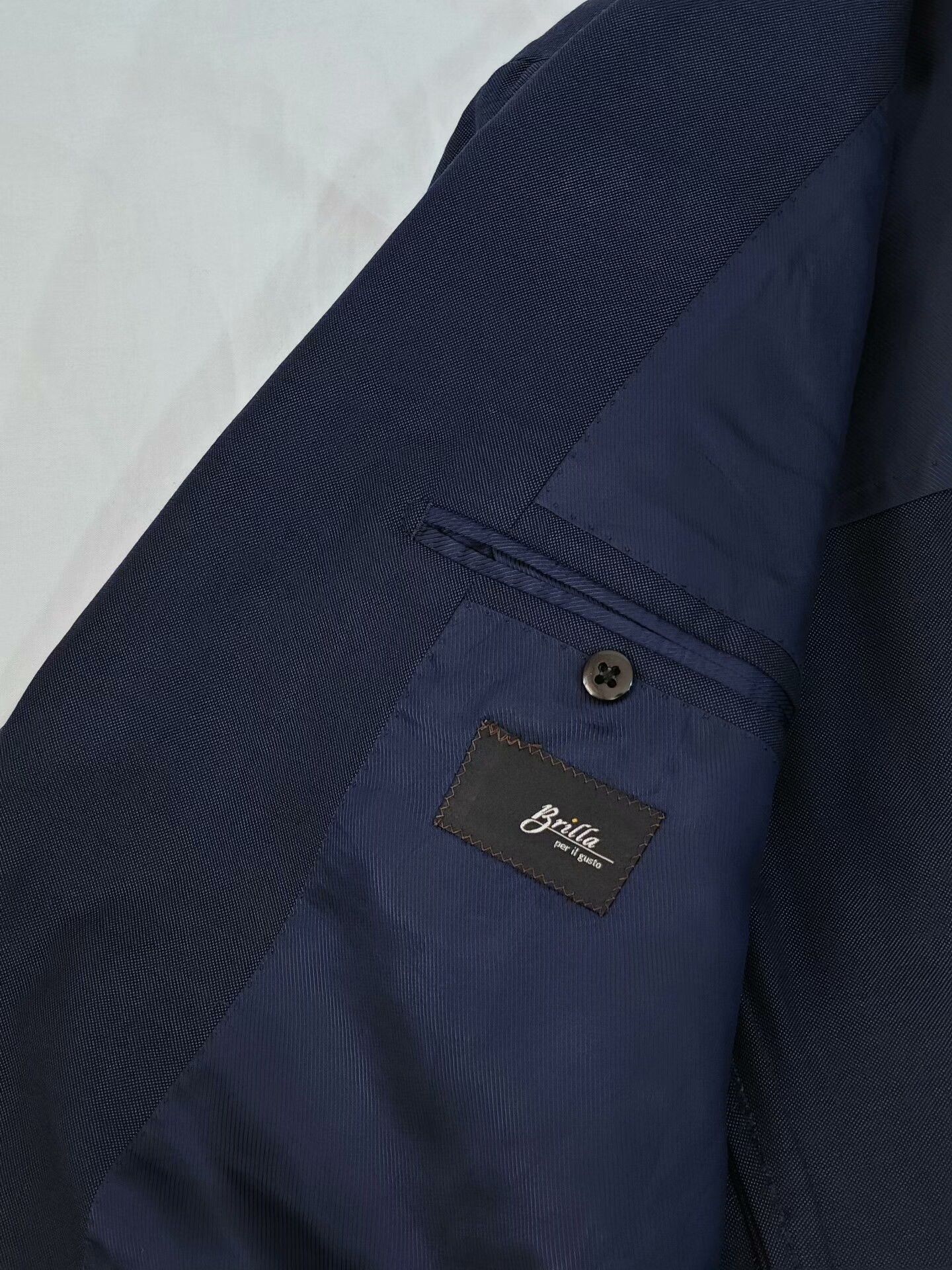 Ring Jacket Navy Wool Silk Blend Suit Jacket Size US M / EU 48-50 / 2 - 7 Thumbnail