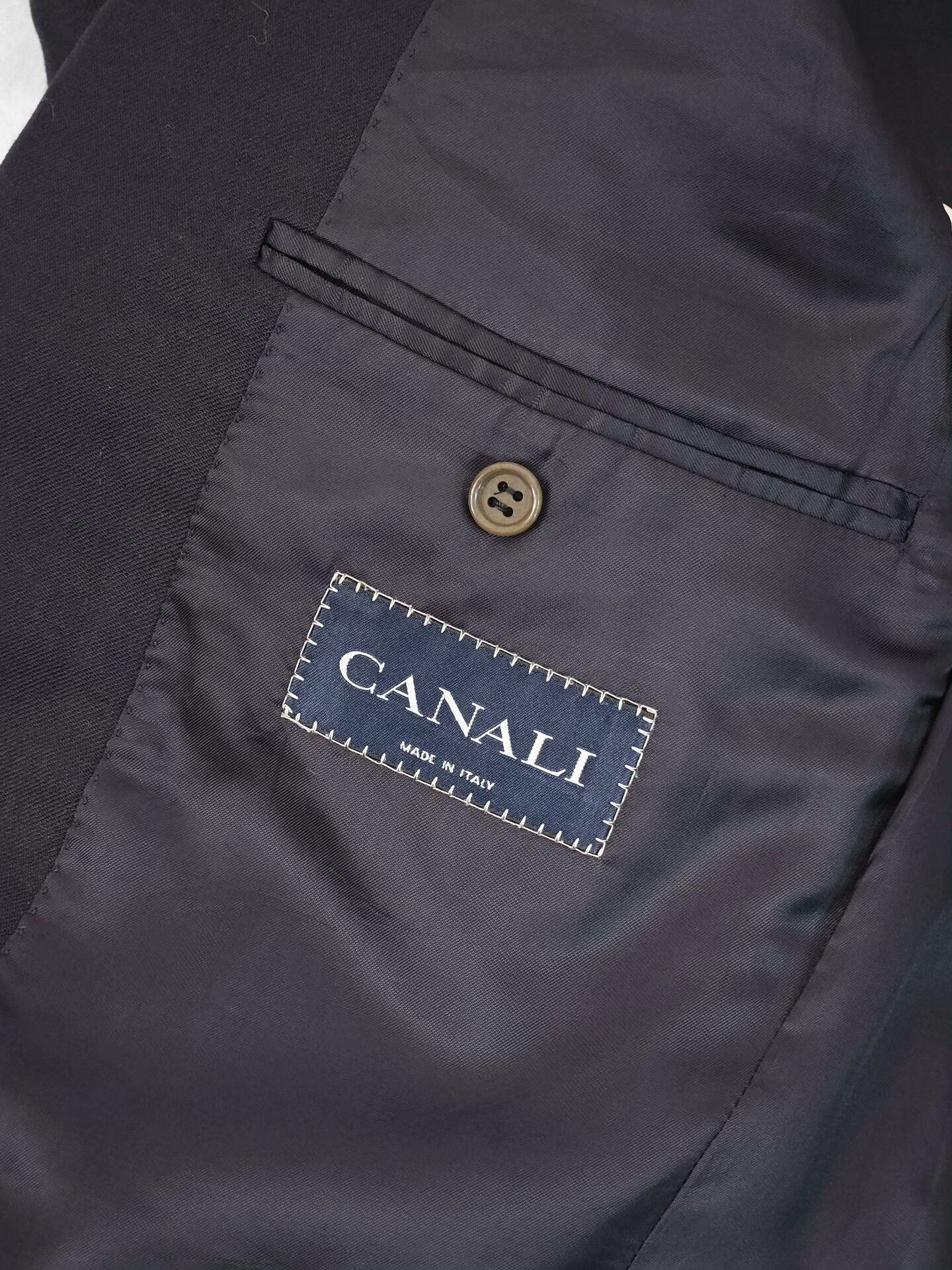 Canali Canali Italian Wool Suit Jacket Size US S / EU 44-46 / 1 - 7 Thumbnail
