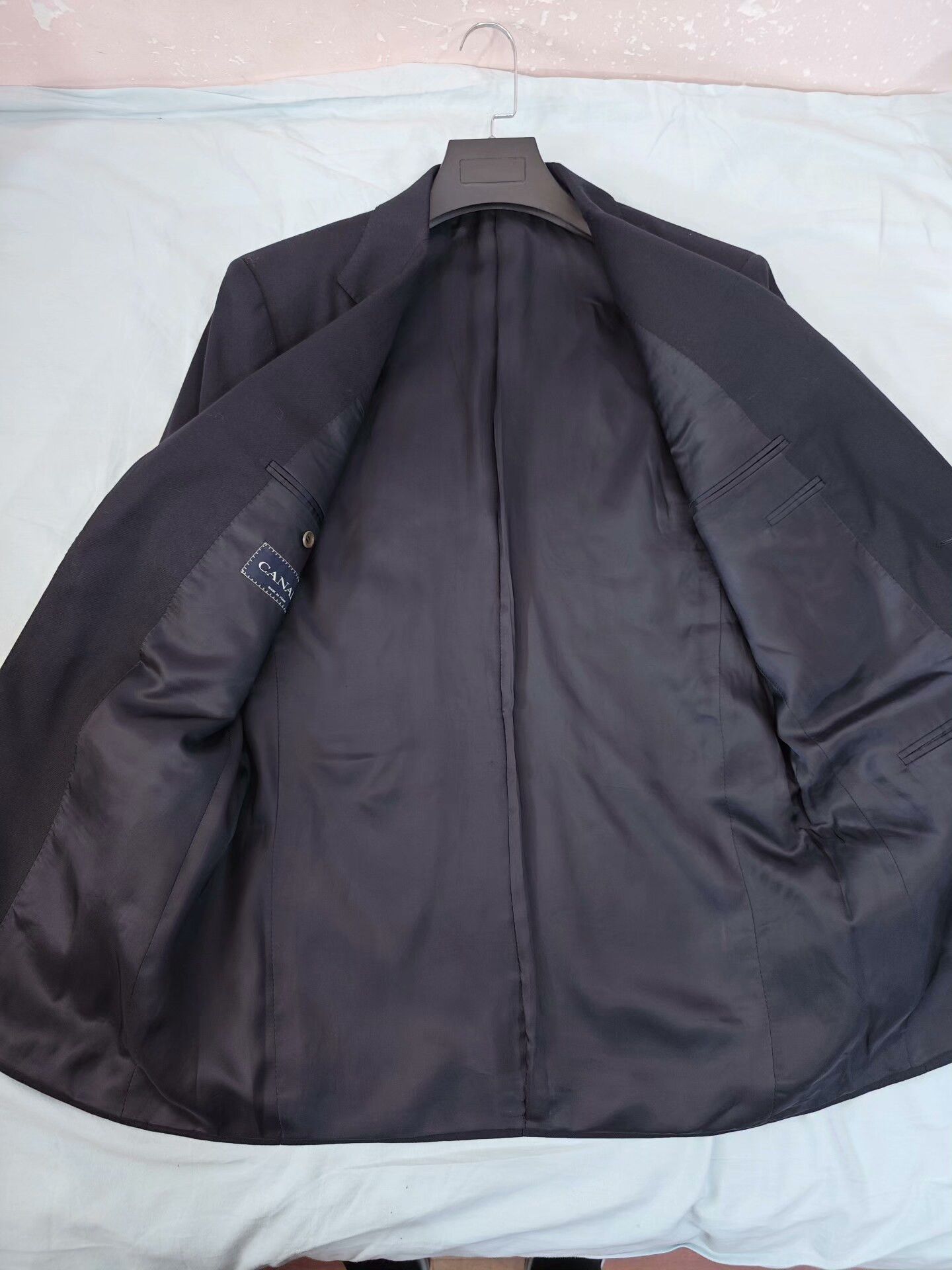 Canali Canali Italian Wool Suit Jacket Size US S / EU 44-46 / 1 - 6 Thumbnail