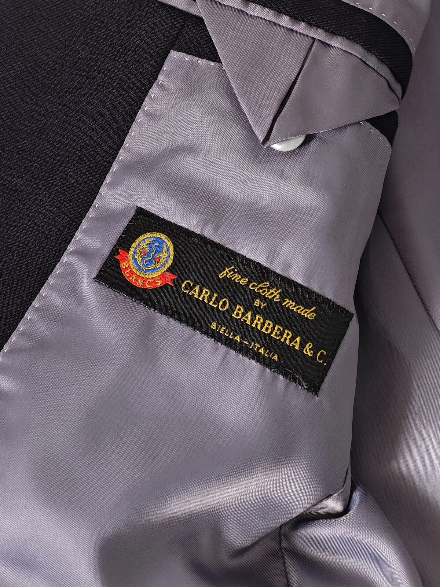 Carlo Palazzi Italian Carlo Barbera Wool Suit Jacket Size US M / EU 48-50 / 2 - 7 Thumbnail