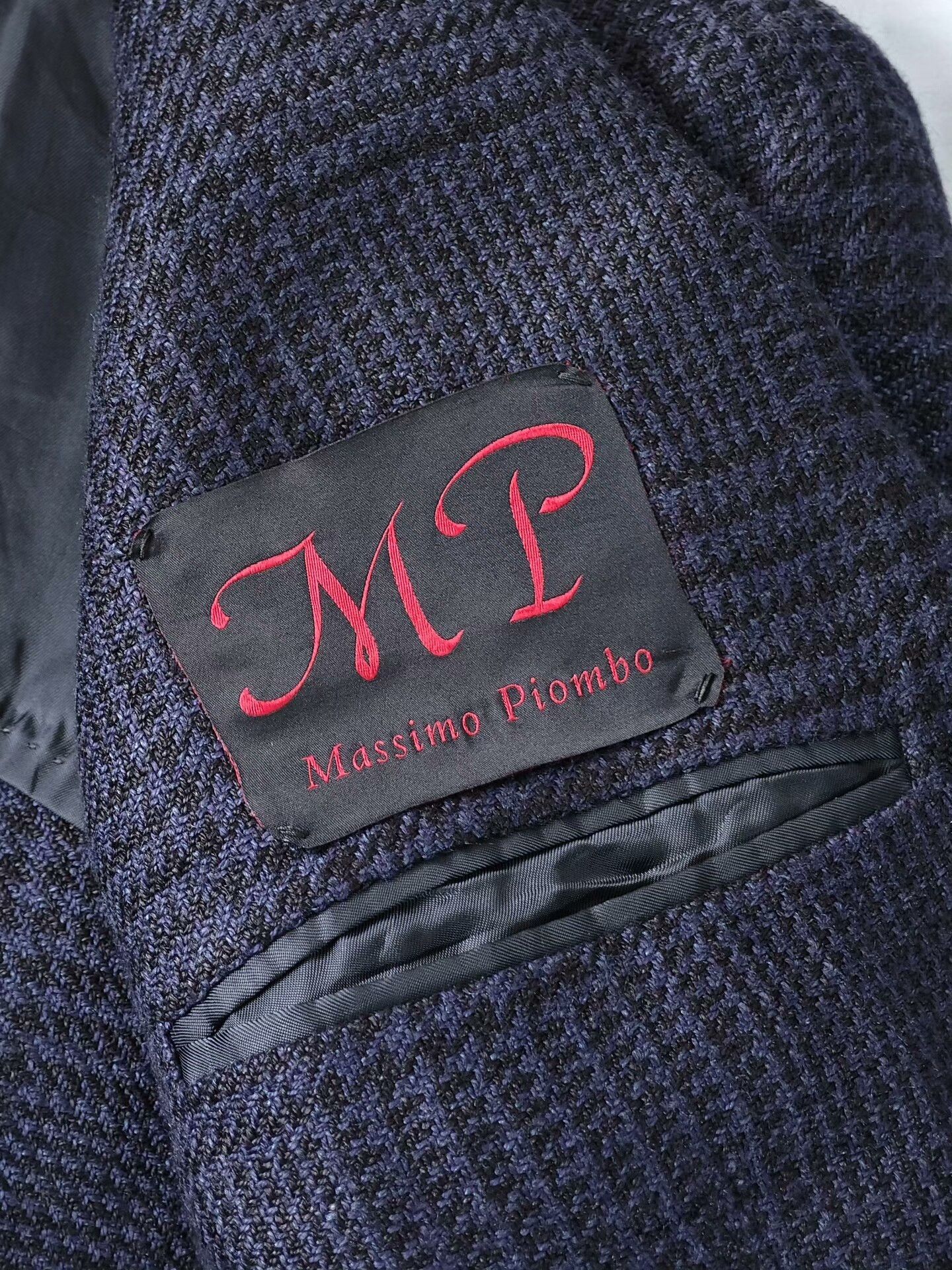 MP Massimo Piombo Italian Linen Silk Casual Blazer Size US S / EU 44-46 / 1 - 7 Thumbnail