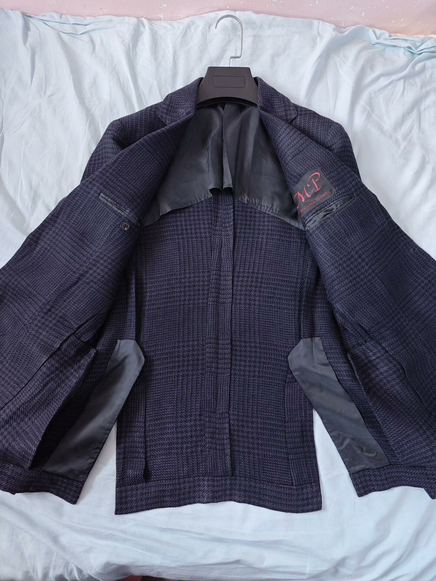MP Massimo Piombo Italian Linen Silk Casual Blazer Size US S / EU 44-46 / 1 - 6 Thumbnail