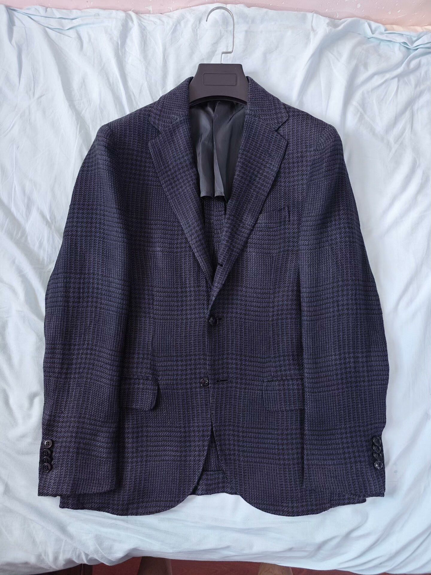 MP Massimo Piombo Italian Linen Silk Casual Blazer Size US S / EU 44-46 / 1 - 5 Thumbnail