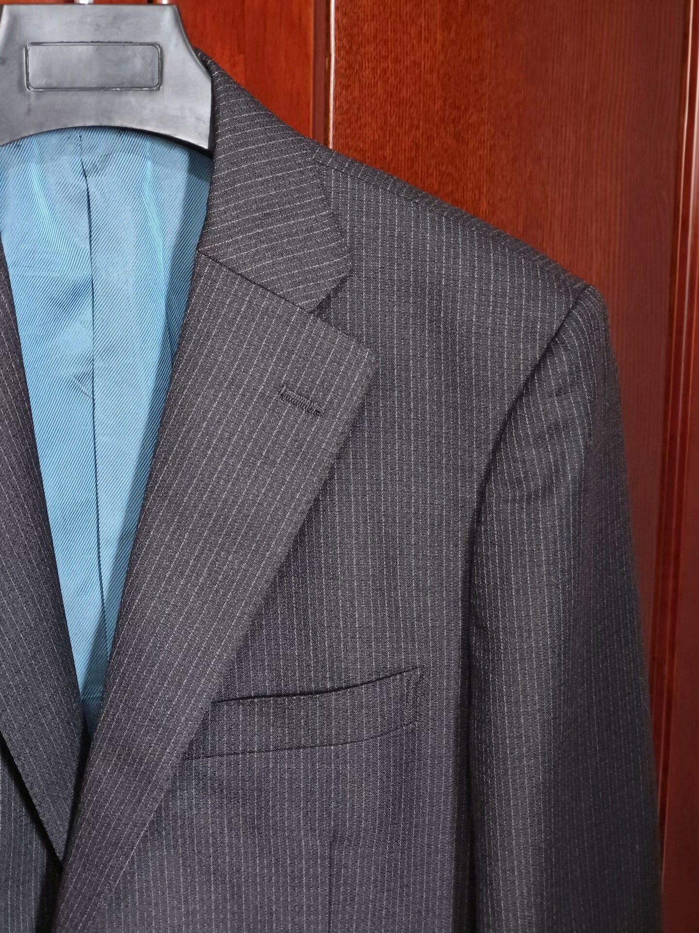 SCABAL Custom SCABAL Gray Wool Suit Jacket Size US XL / EU 56 / 4 - 2 Thumbnail