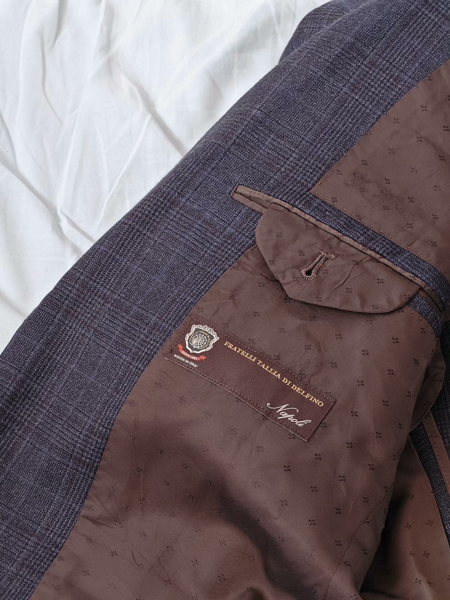 Tallia Custom Italian Wool Blend Suit Jacket Size US M / EU 48-50 / 2 - 6 Thumbnail