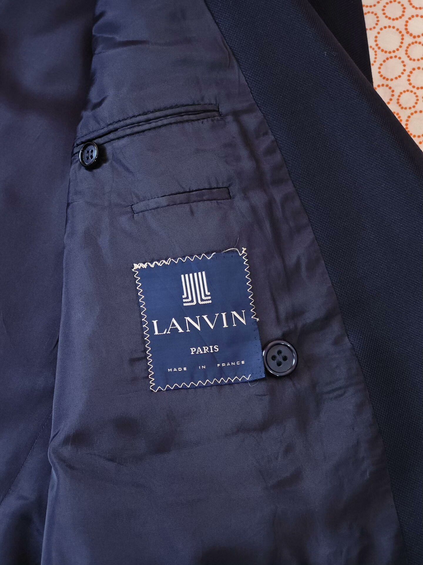 Lanvin Lanvin Double-Breasted Wool Blazer Size US M / EU 48-50 / 2 - 8 Thumbnail