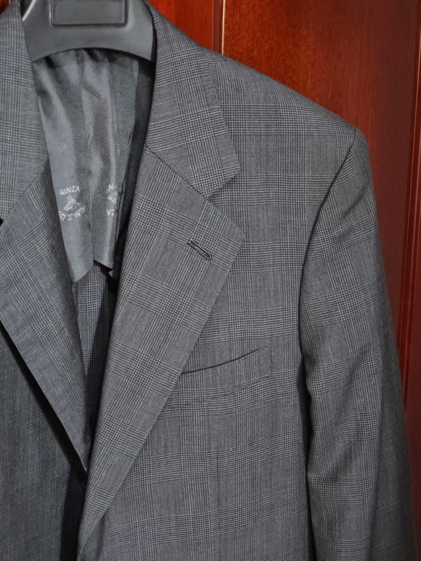 Kent & Curwen Custom Gray Glen Check Suit Jacket Size US M / EU 48-50 / 2 - 2 Thumbnail