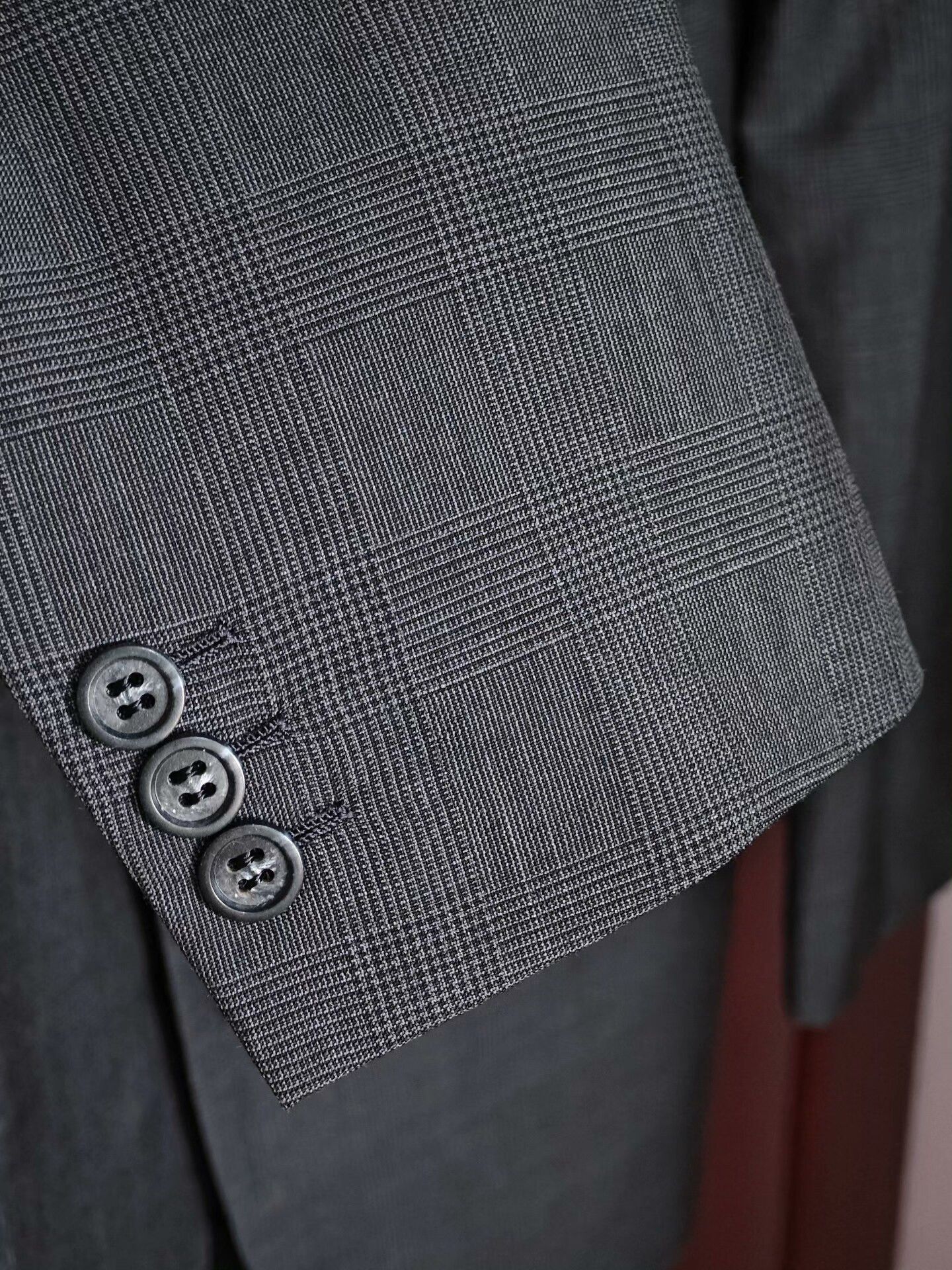 Kent & Curwen Custom Gray Glen Check Suit Jacket Size US M / EU 48-50 / 2 - 4 Thumbnail