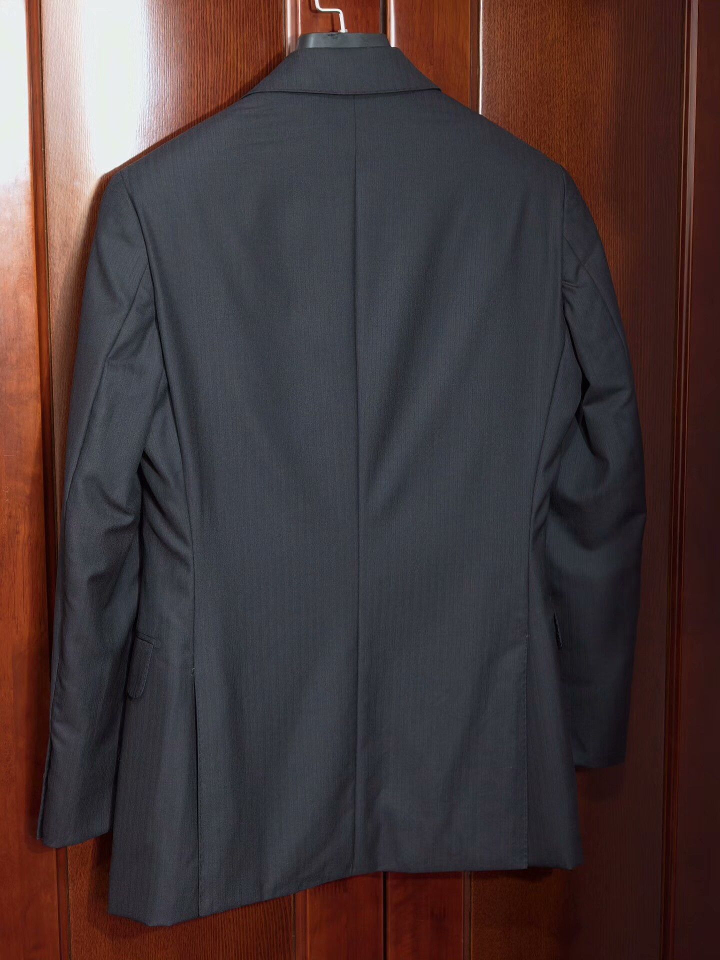 Ermenegildo Zegna Zegna Black Wool Custom Suit Size US S / EU 44-46 / 1 - 4 Thumbnail
