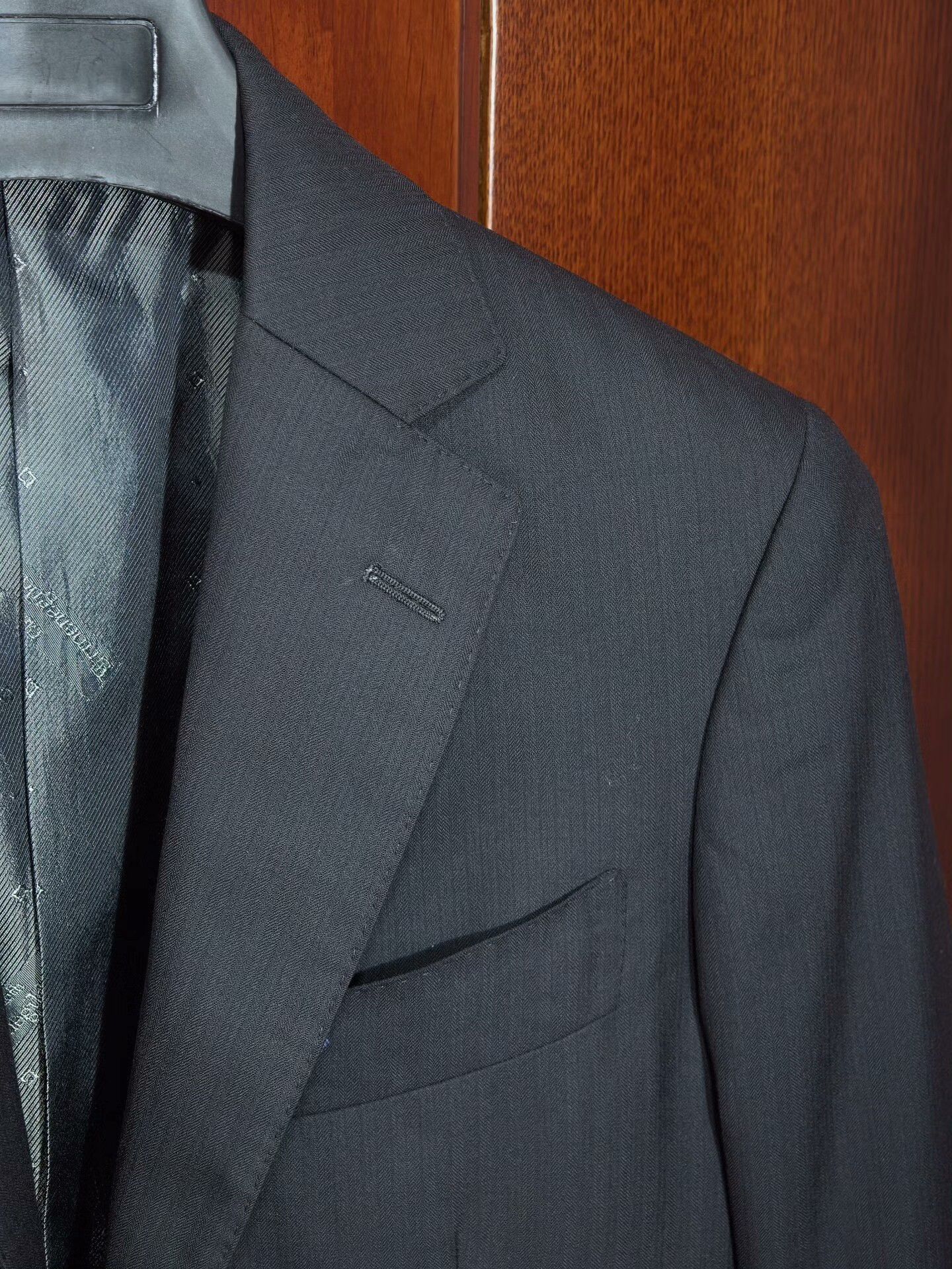 Ermenegildo Zegna Zegna Black Wool Custom Suit Size US S / EU 44-46 / 1 - 2 Thumbnail