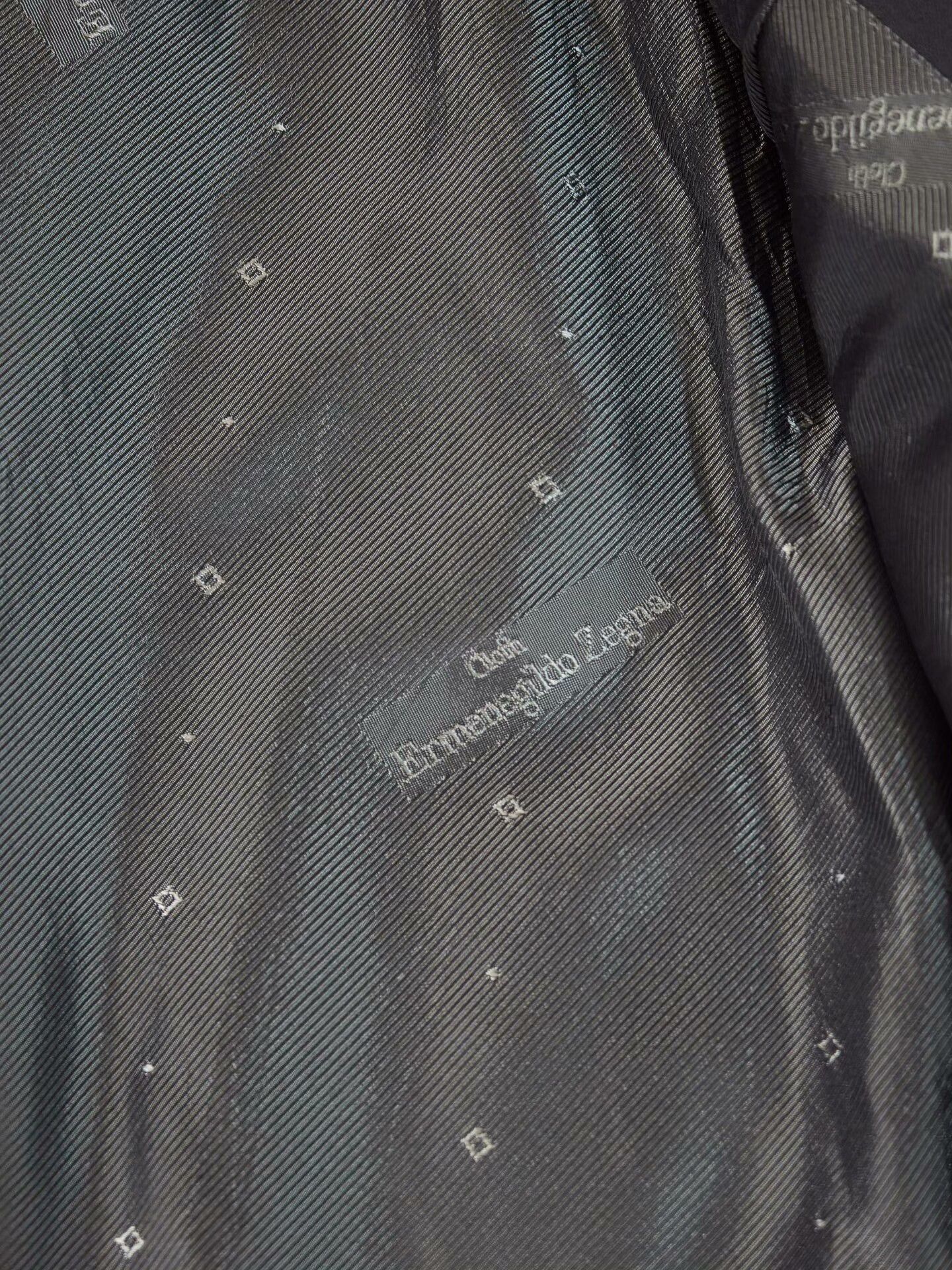 Ermenegildo Zegna Zegna Black Wool Custom Suit Size US S / EU 44-46 / 1 - 9 Thumbnail