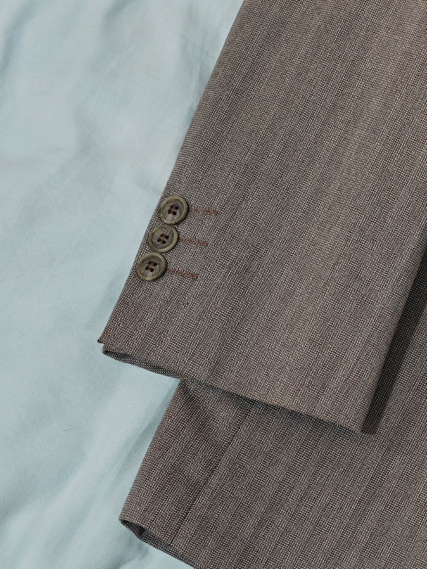 Yves Saint Laurent YSL Vintage Wool Suit in Gray Size US S / EU 44-46 / 1 - 7 Thumbnail