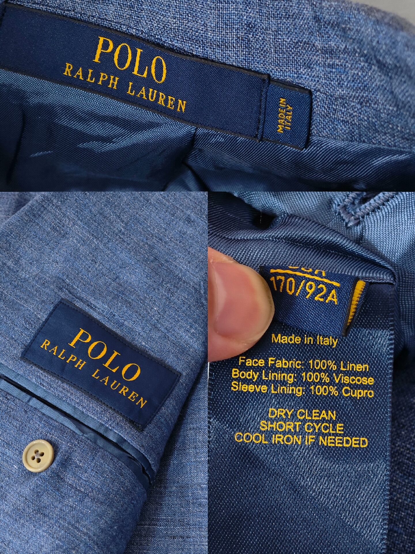 RRL Ralph Lauren Ralph Lauren Linen Casual Suit Jacket Size US M / EU 48-50 / 2 - 4 Thumbnail