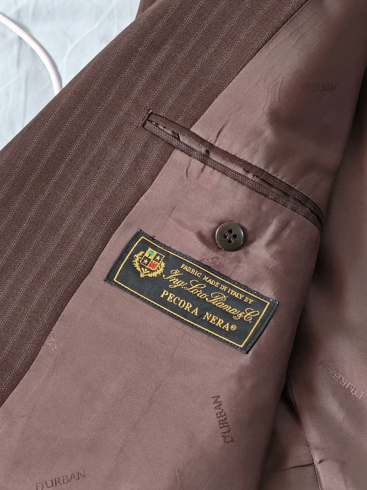 Loro Piana Italian Loro Piana Wool Suit Jacket Size US M / EU 48-50 / 2 - 7 Thumbnail