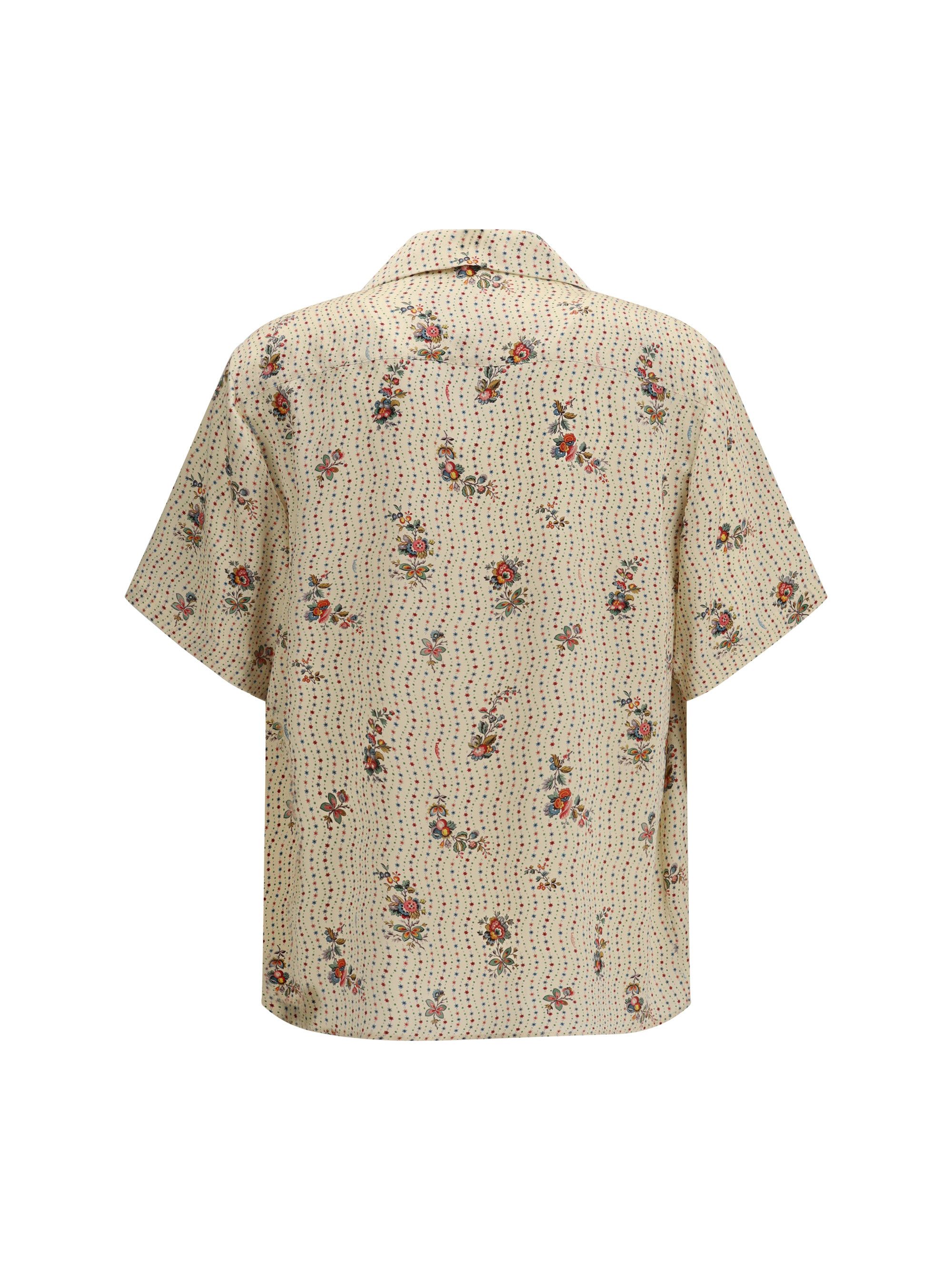 Valentino Papier Floral print silk bowling Shirt Size US L / EU 52-54 / 3 - 2 Thumbnail