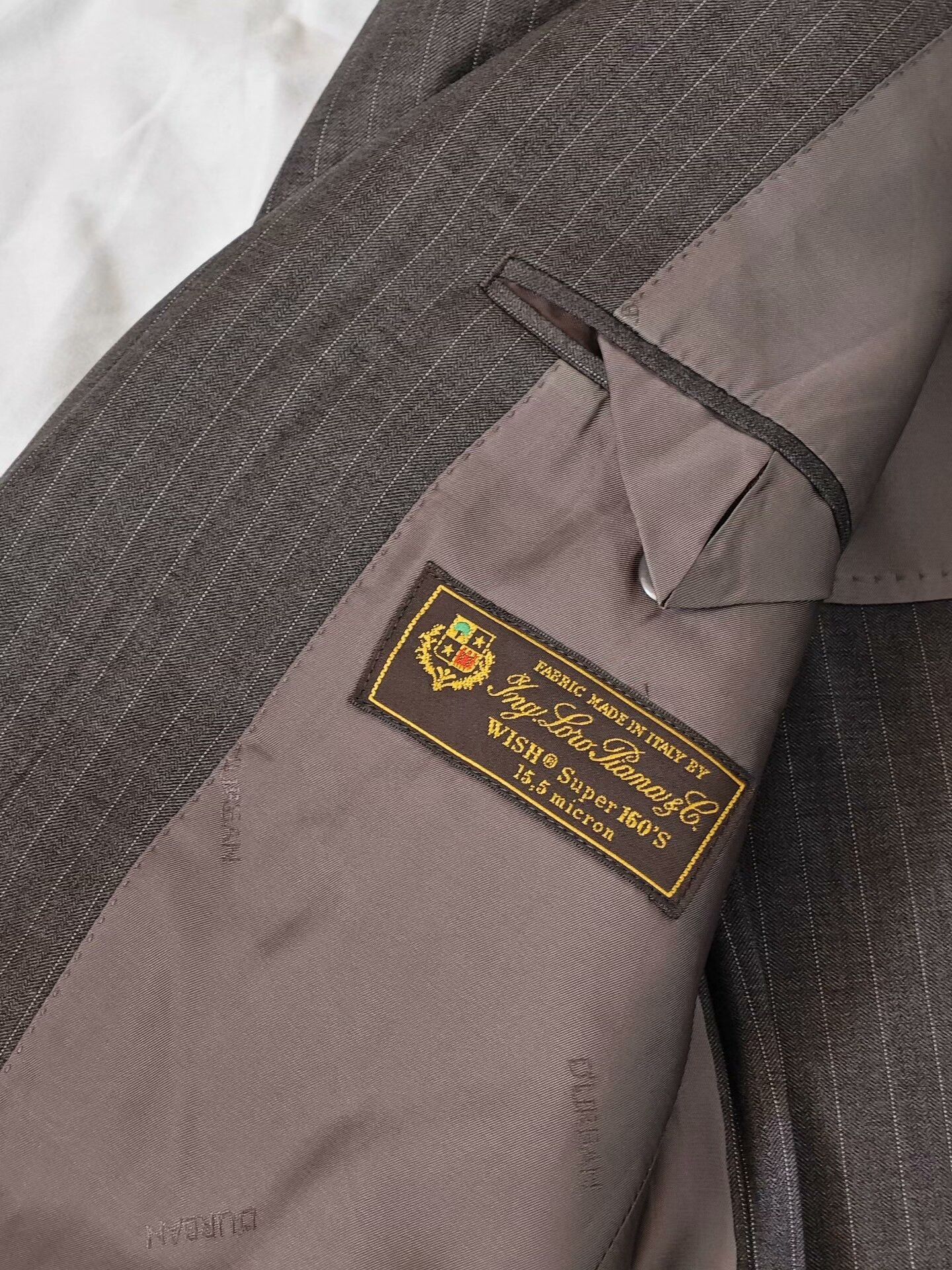 Loro Piana Loro Piana Gray Stripe Wool Blazer Size US M / EU 48-50 / 2 - 7 Thumbnail