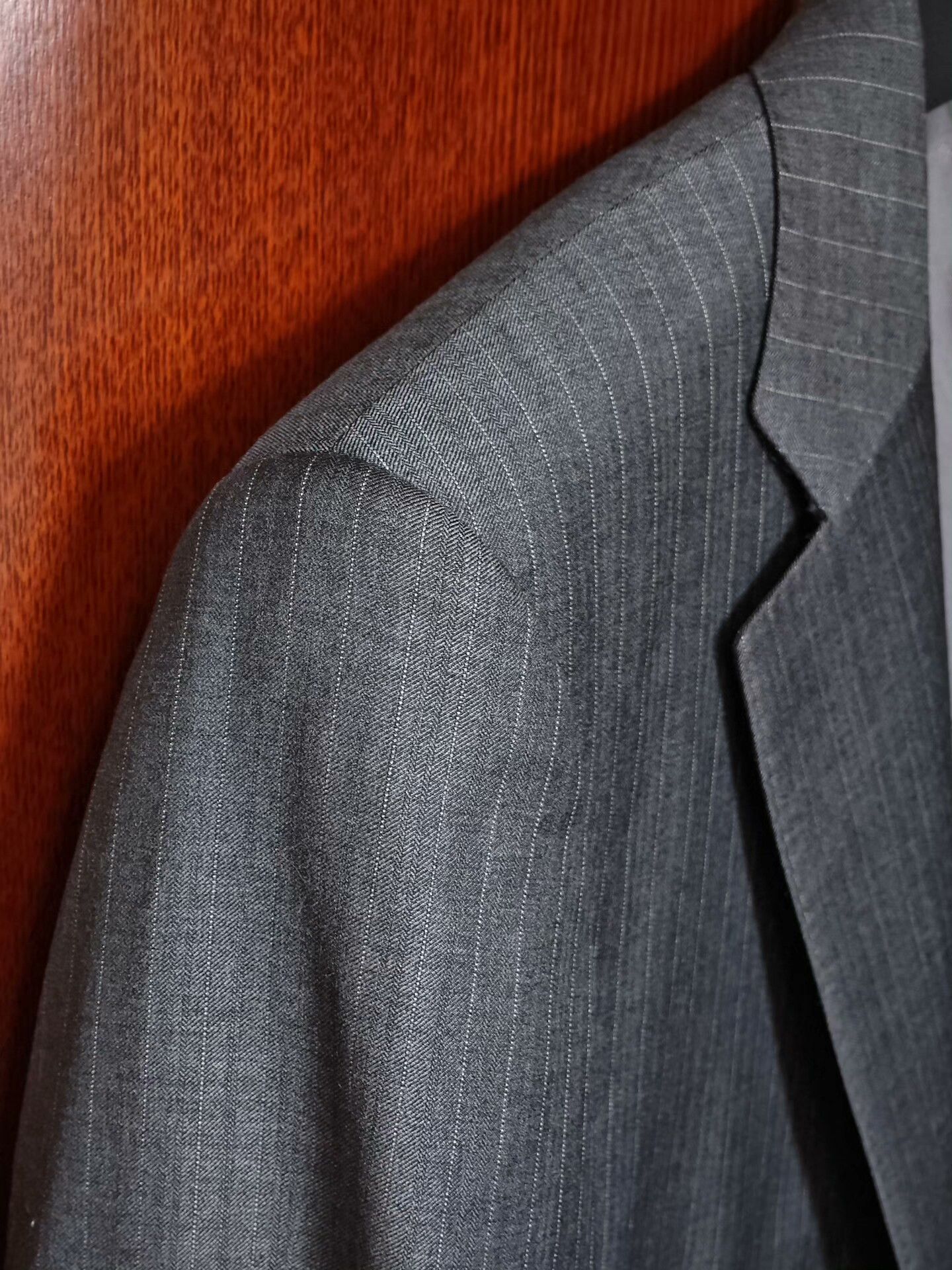 Loro Piana Loro Piana Gray Stripe Wool Blazer Size US M / EU 48-50 / 2 - 3 Thumbnail