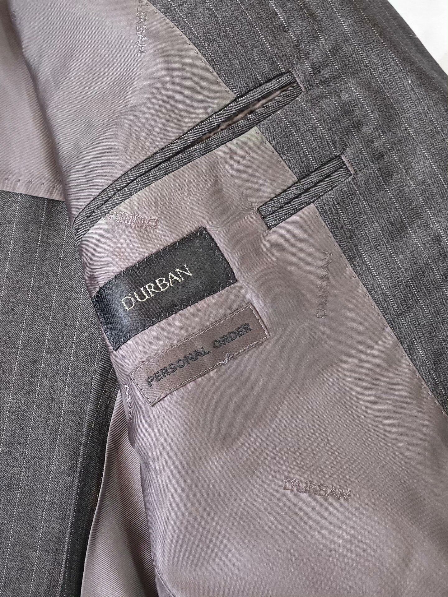 Loro Piana Loro Piana Gray Stripe Wool Blazer Size US M / EU 48-50 / 2 - 8 Thumbnail