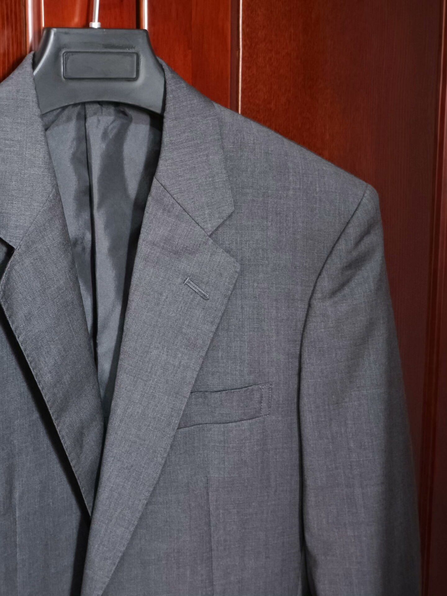 SCABAL SCABAL Gray Custom Wool Suit Size US M / EU 48-50 / 2 - 2 Thumbnail