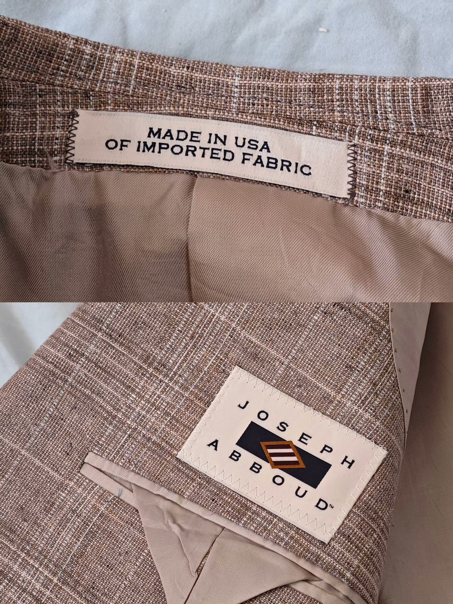 Joseph Abboud Joseph Abboud Silk-Linen Blazer Size US L / EU 52-54 / 3 - 7 Thumbnail