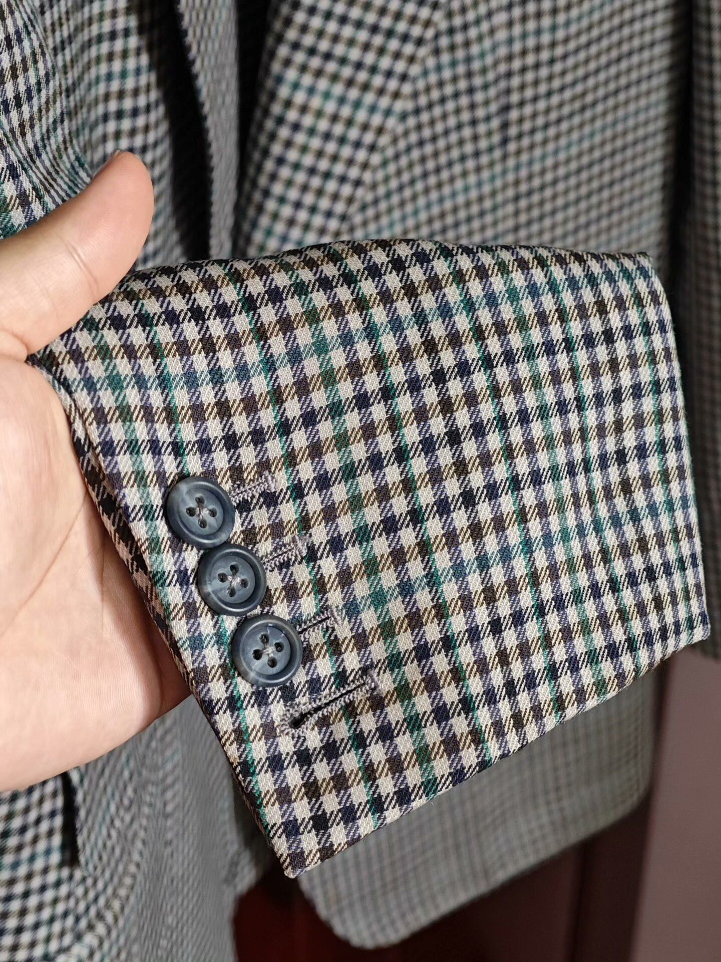 Ermenegildo Zegna Dunhill Italian Wool Plaid Blazer Size US M / EU 48-50 / 2 - 4 Thumbnail
