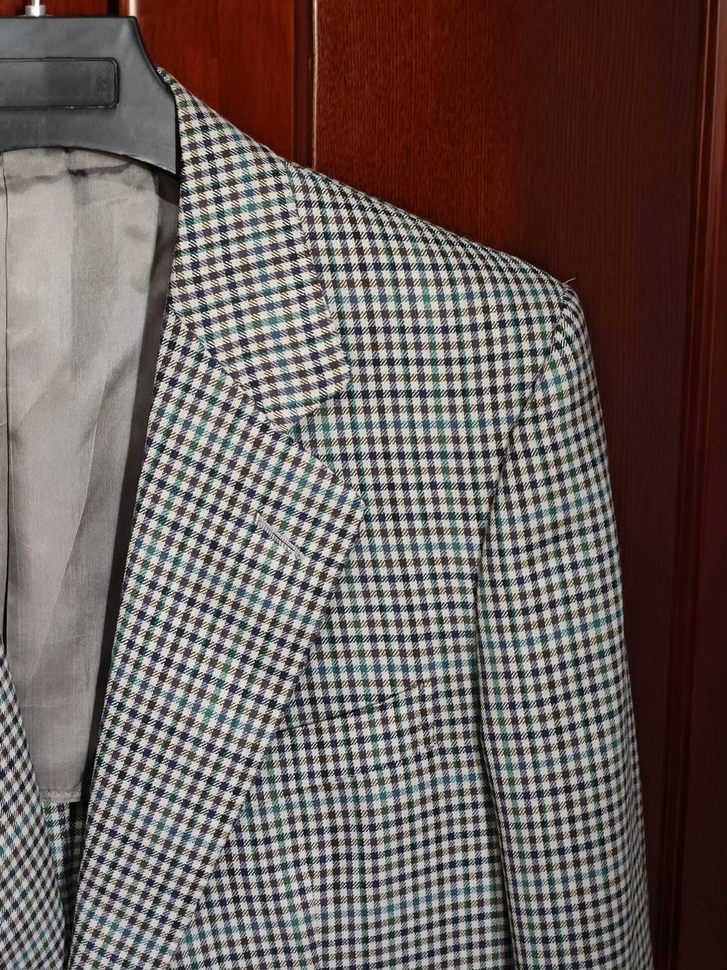 Ermenegildo Zegna Dunhill Italian Wool Plaid Blazer Size US M / EU 48-50 / 2 - 2 Thumbnail
