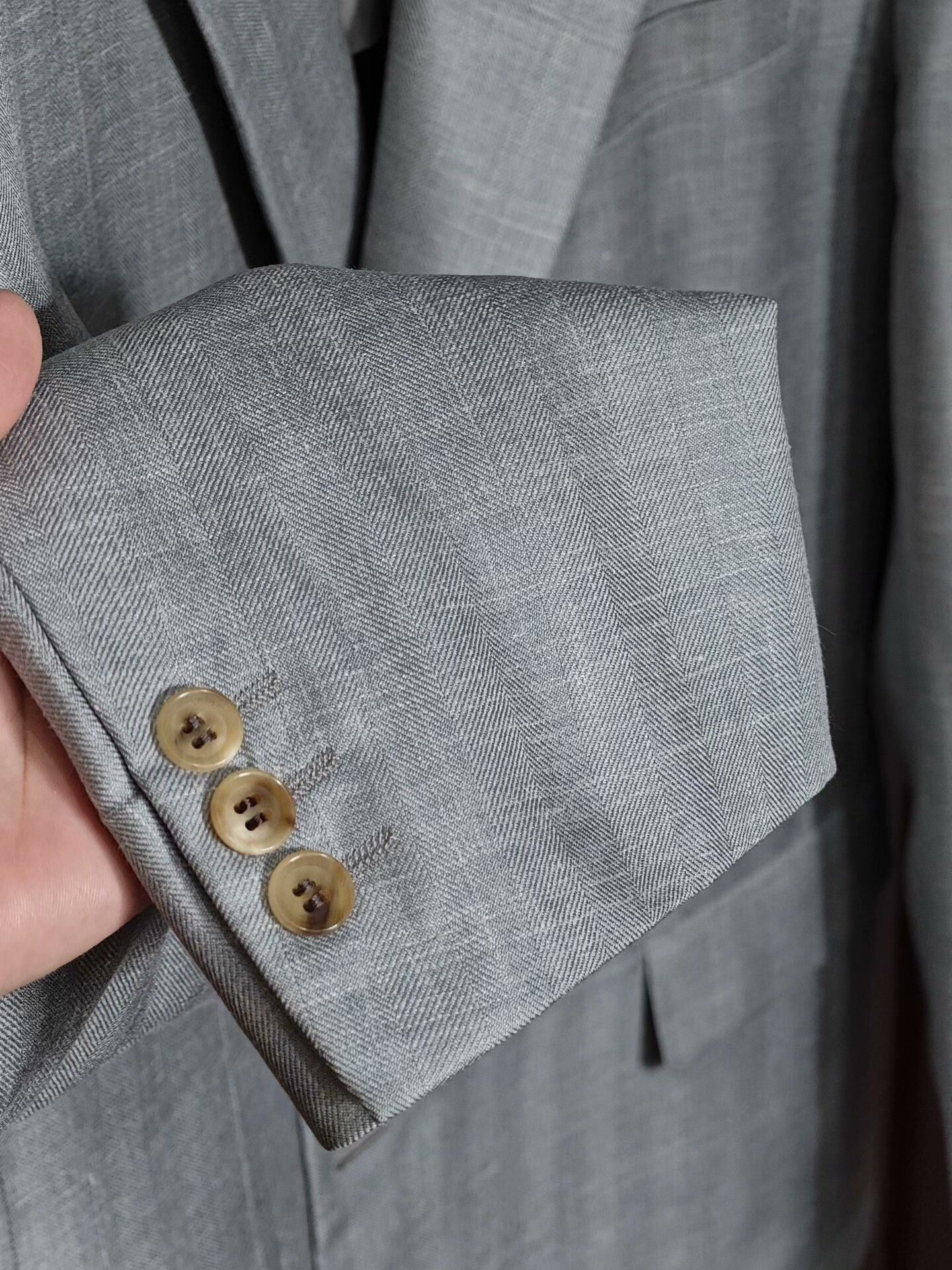 Loro Piana Italian Loro Piana Custom Suit Jacket Size US L / EU 52-54 / 3 - 4 Thumbnail