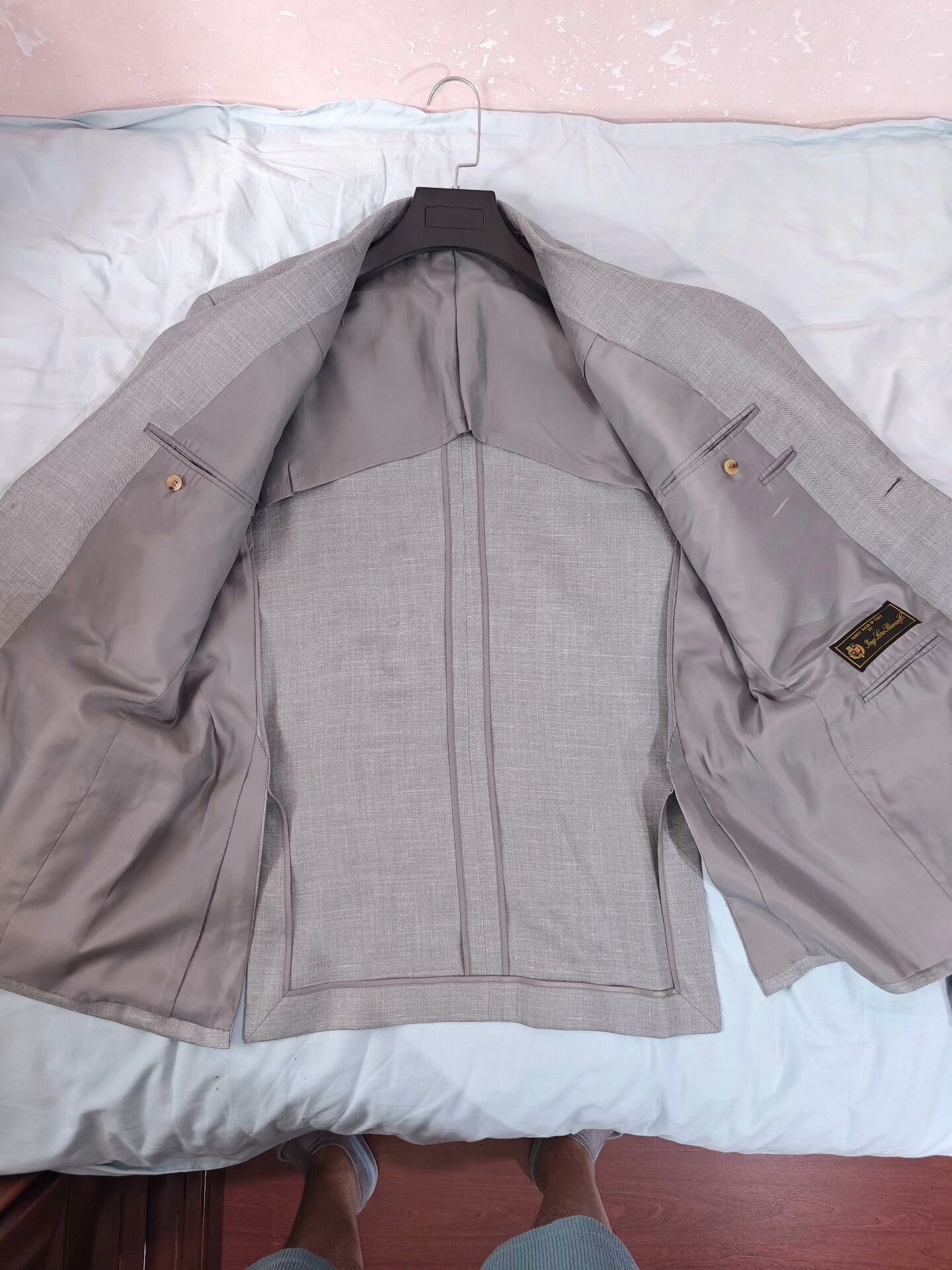 Loro Piana Italian Loro Piana Custom Suit Jacket Size US L / EU 52-54 / 3 - 6 Thumbnail