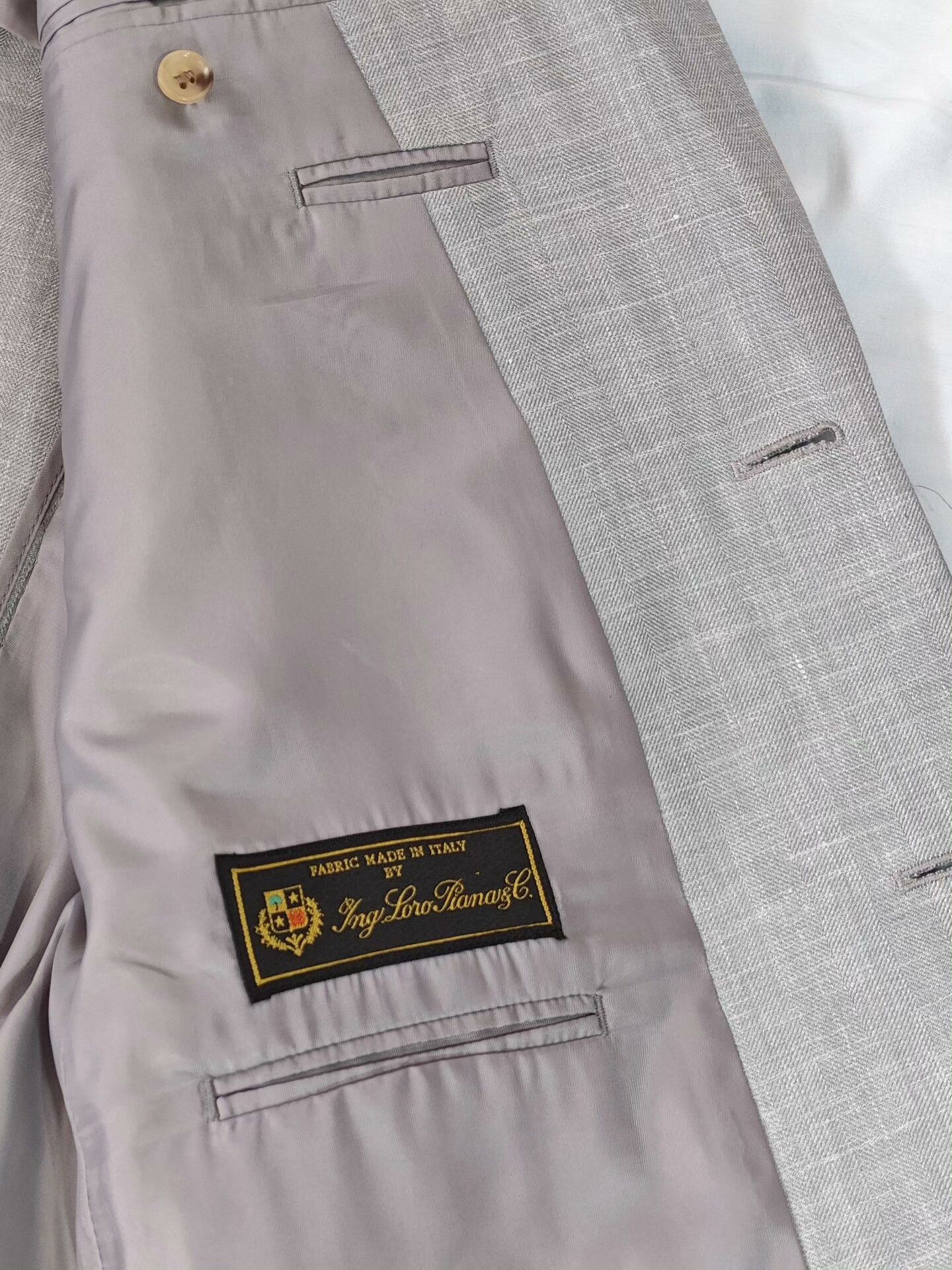 Loro Piana Italian Loro Piana Custom Suit Jacket Size US L / EU 52-54 / 3 - 7 Thumbnail