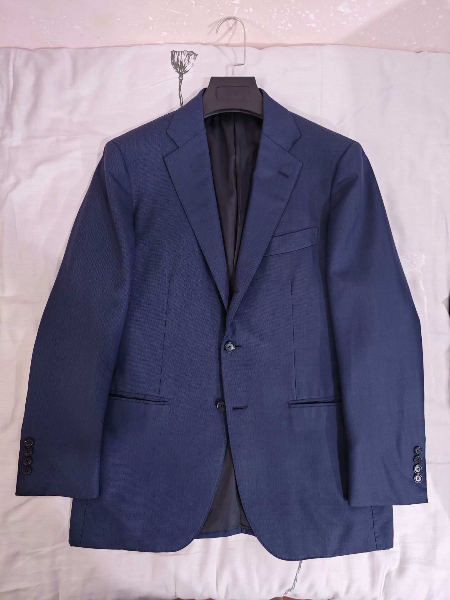 District UNITED ARROWS Dormeuil Wool Suit Jacket Size US M / EU 48-50 / 2 - 5 Thumbnail