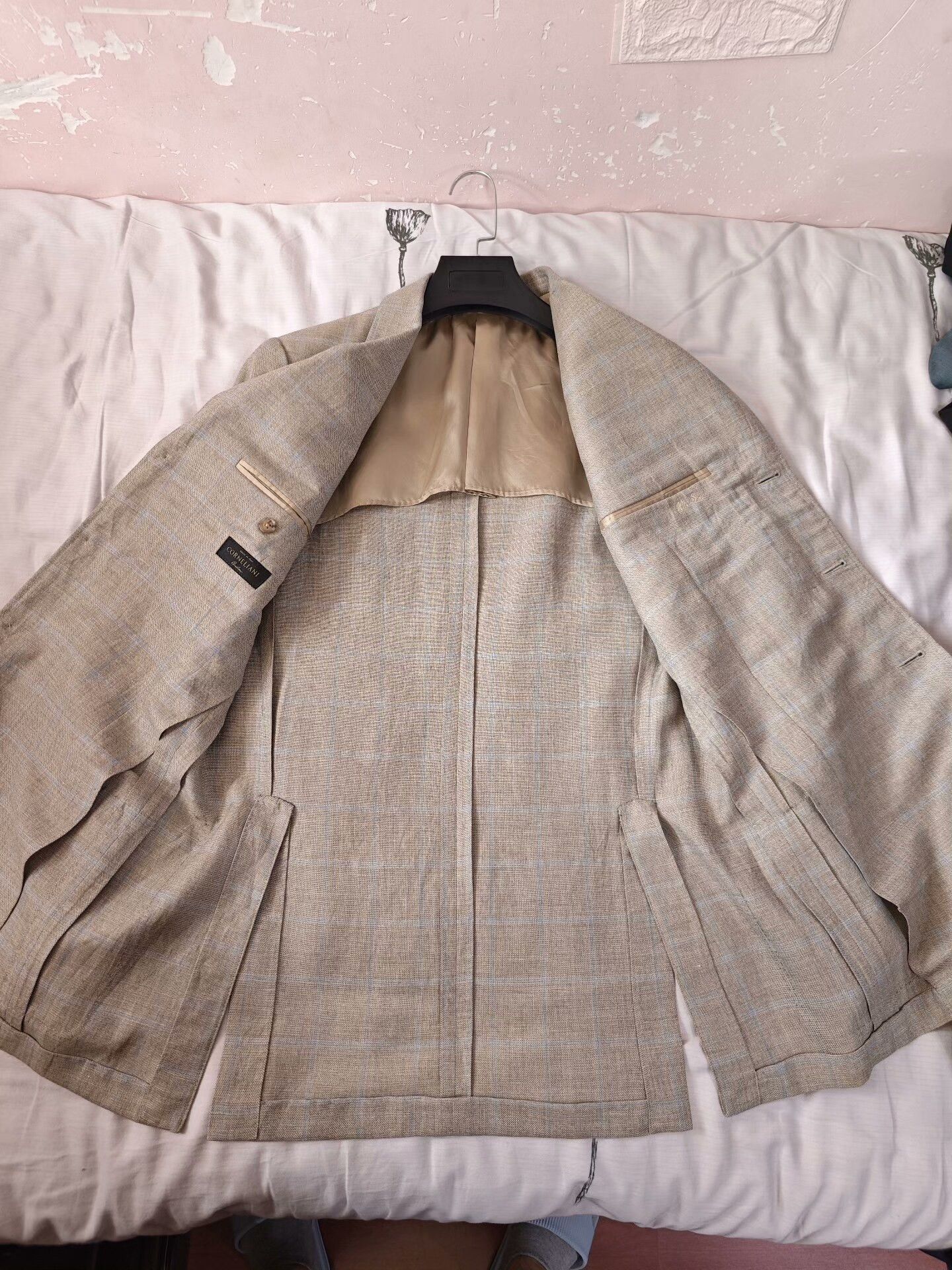 Corneliani Corneliani Italian Wool-Linen Suit Jacket Size US M / EU 48-50 / 2 - 6 Thumbnail