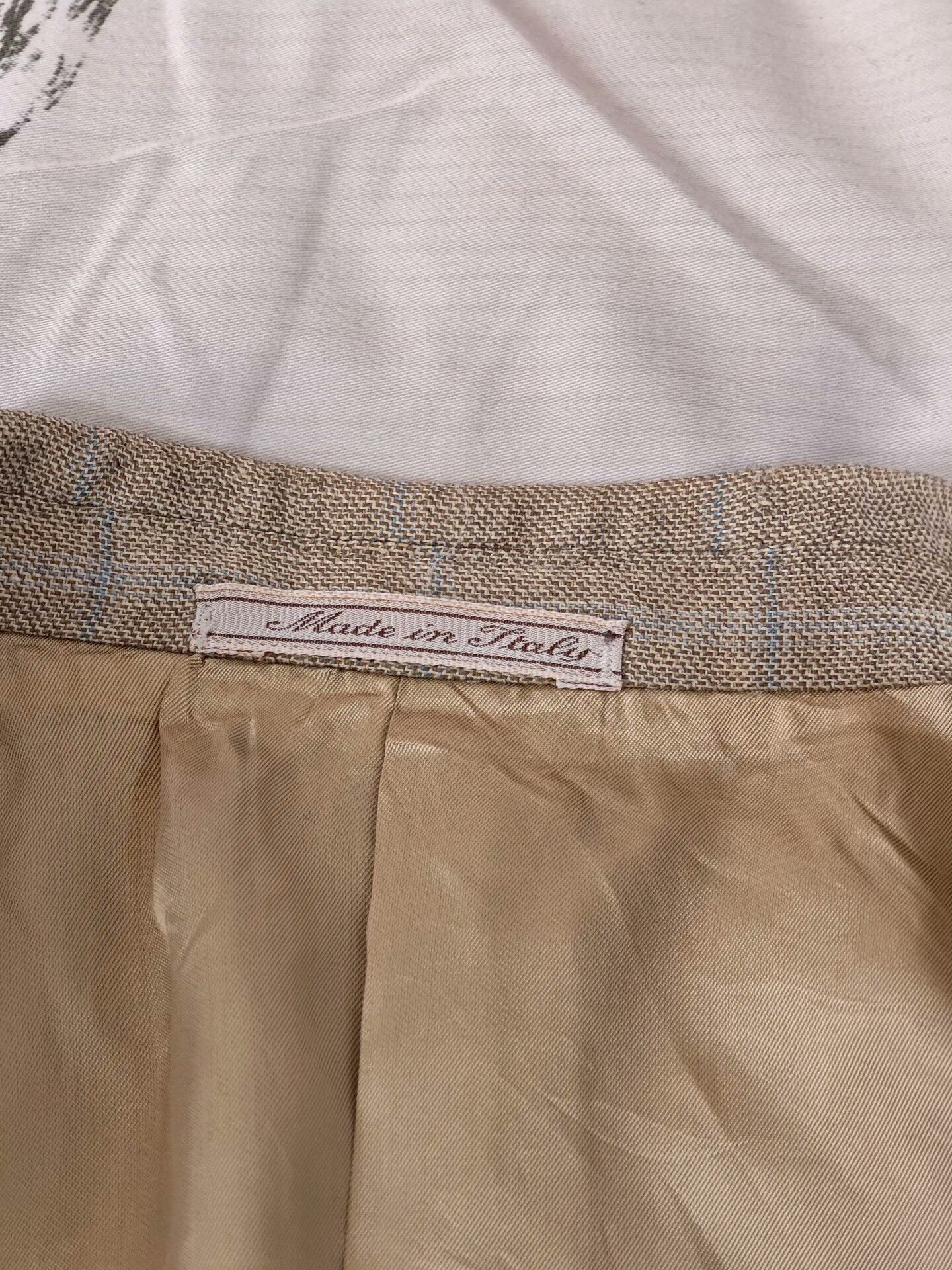 Corneliani Corneliani Italian Wool-Linen Suit Jacket Size US M / EU 48-50 / 2 - 8 Thumbnail
