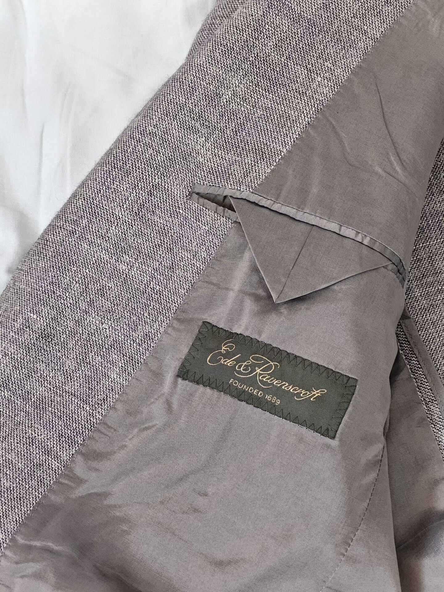 Ede & Ravenscroft Custom Ede Ravenscroft Gray Suit Jacket Size US M / EU 48-50 / 2 - 7 Thumbnail