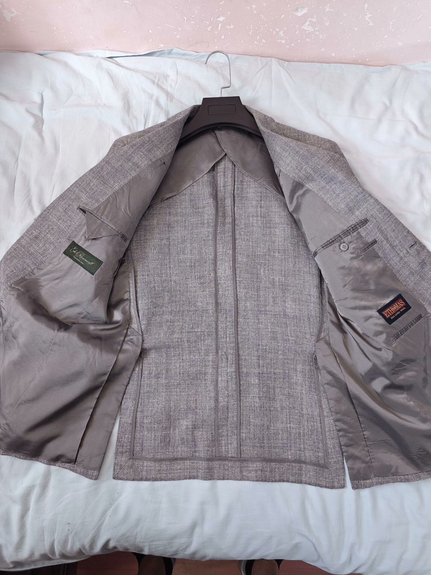 Ede & Ravenscroft Custom Ede Ravenscroft Gray Suit Jacket Size US M / EU 48-50 / 2 - 6 Thumbnail