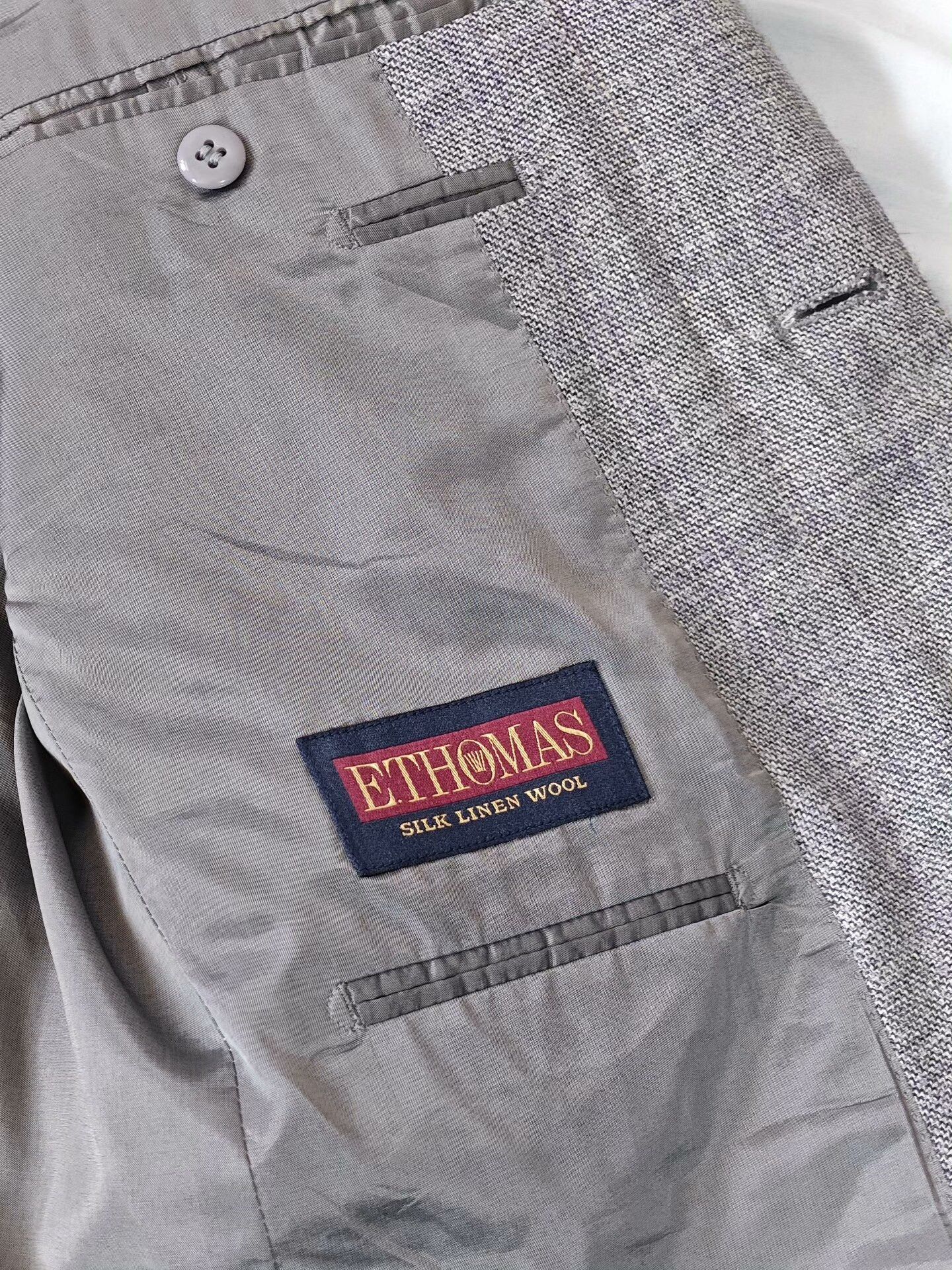 Ede & Ravenscroft Custom Ede Ravenscroft Gray Suit Jacket Size US M / EU 48-50 / 2 - 8 Thumbnail