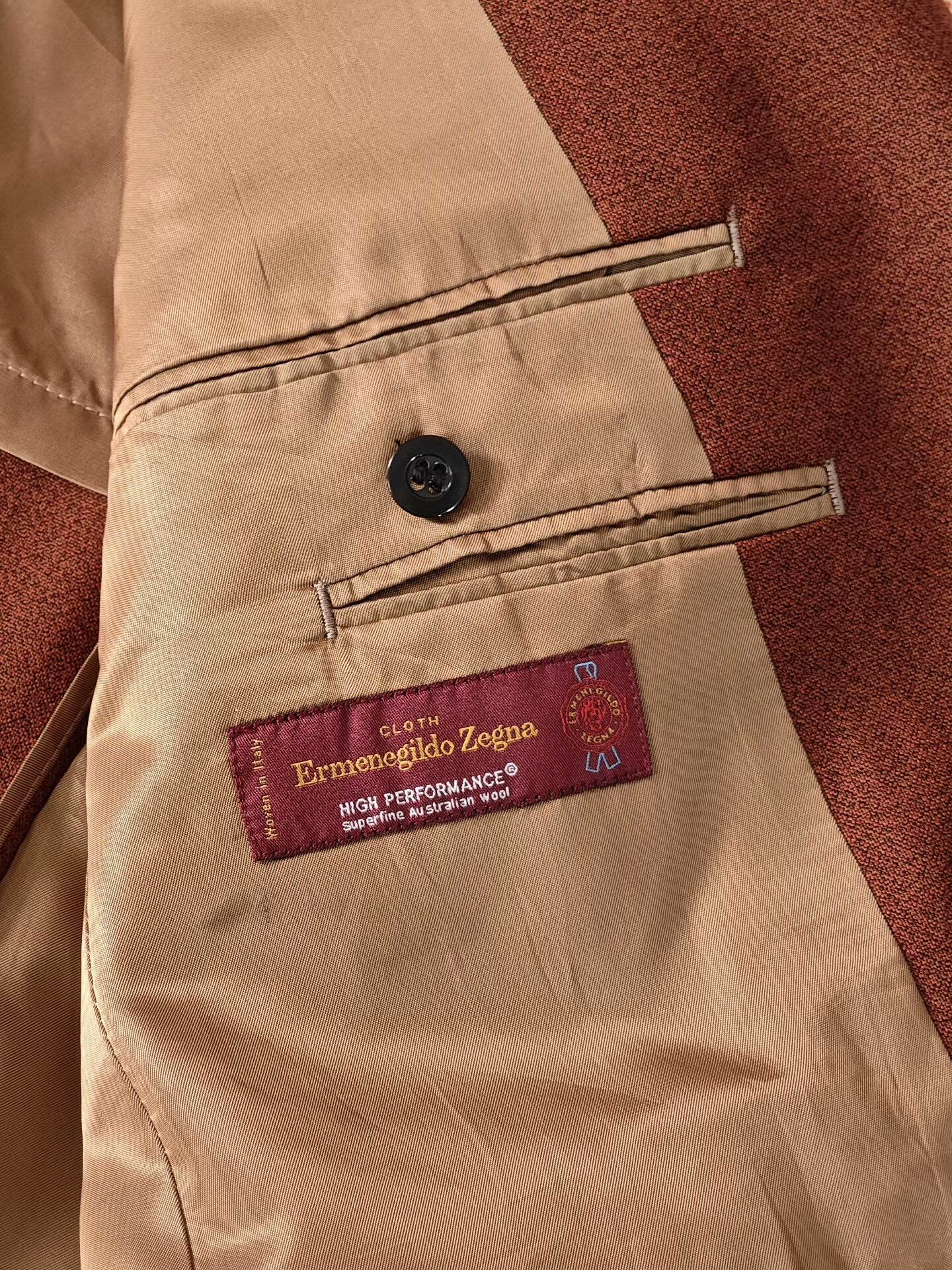 Ermenegildo Zegna Custom Wool and Linen Suit by Zegna Size US L / EU 52-54 / 3 - 7 Thumbnail