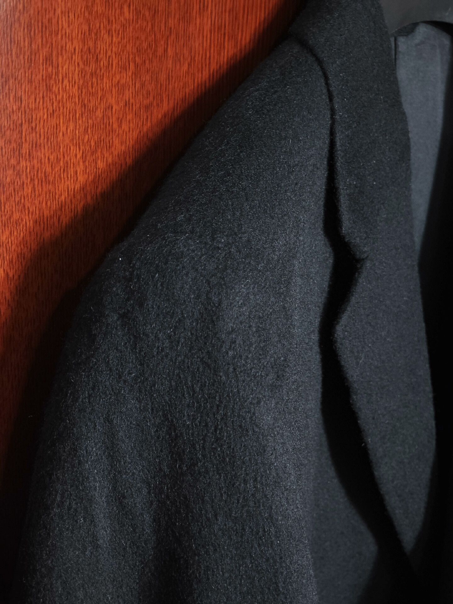 Crombie Custom Black Cashmere Overcoat Size US M / EU 48-50 / 2 - 2 Thumbnail