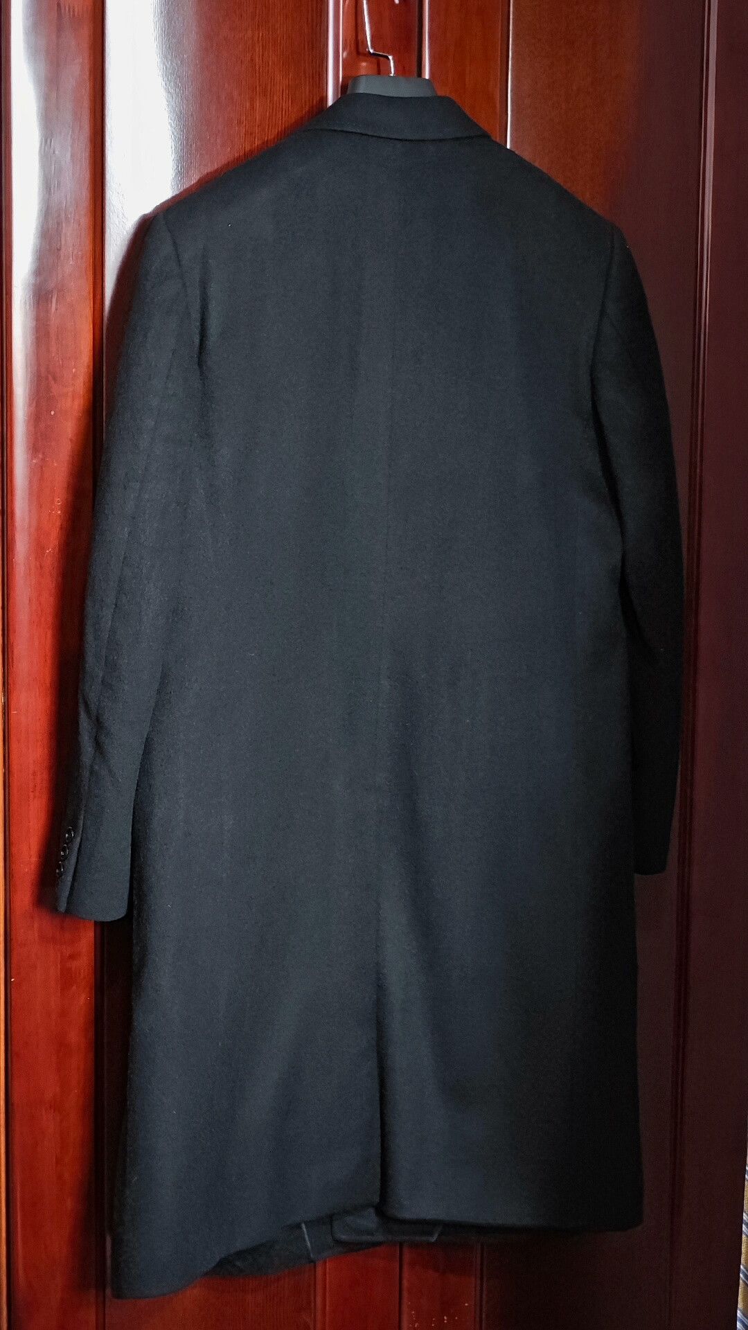 Crombie Custom Black Cashmere Overcoat Size US M / EU 48-50 / 2 - 7 Thumbnail