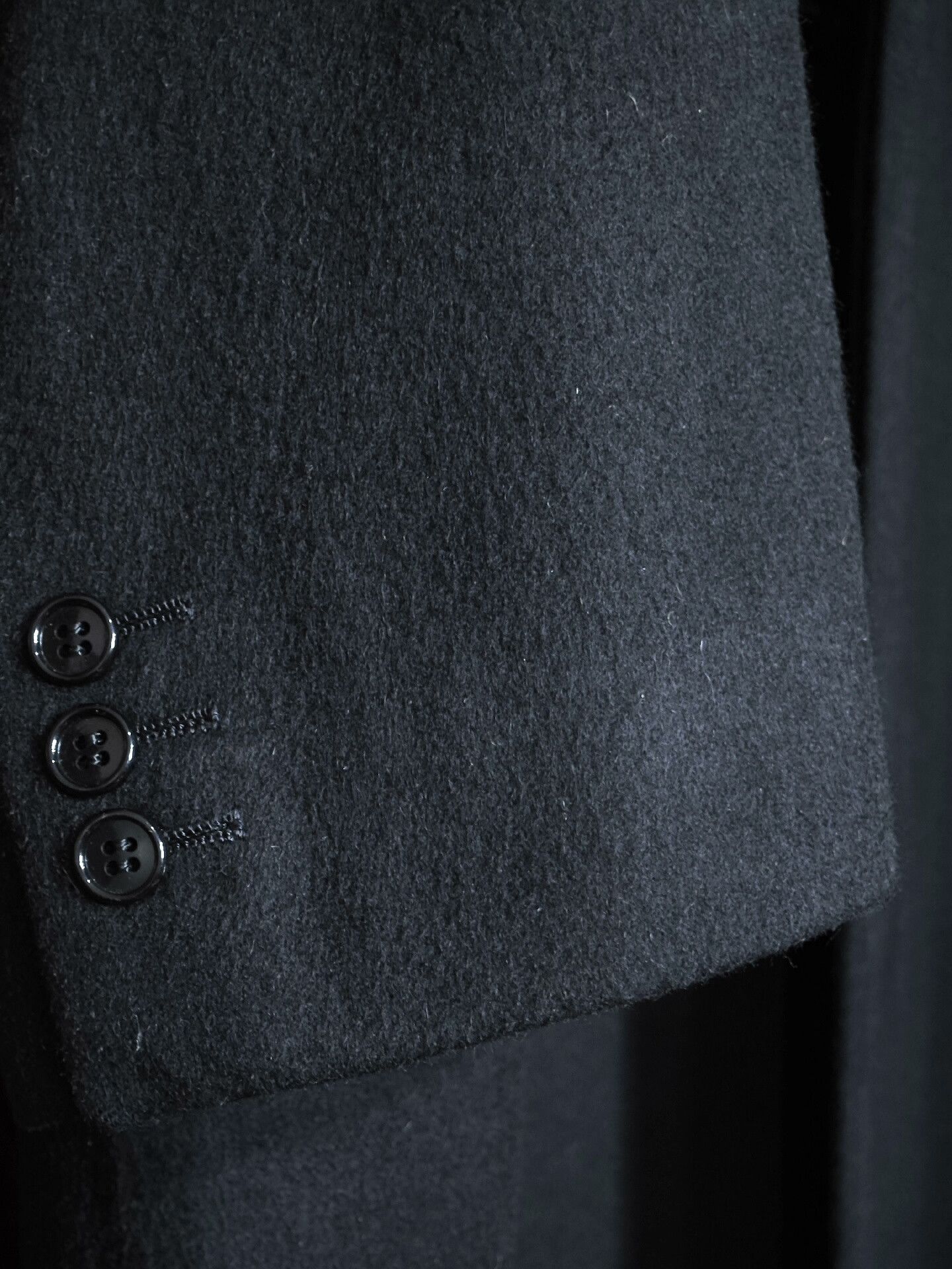 Crombie Custom Black Cashmere Overcoat Size US M / EU 48-50 / 2 - 8 Thumbnail