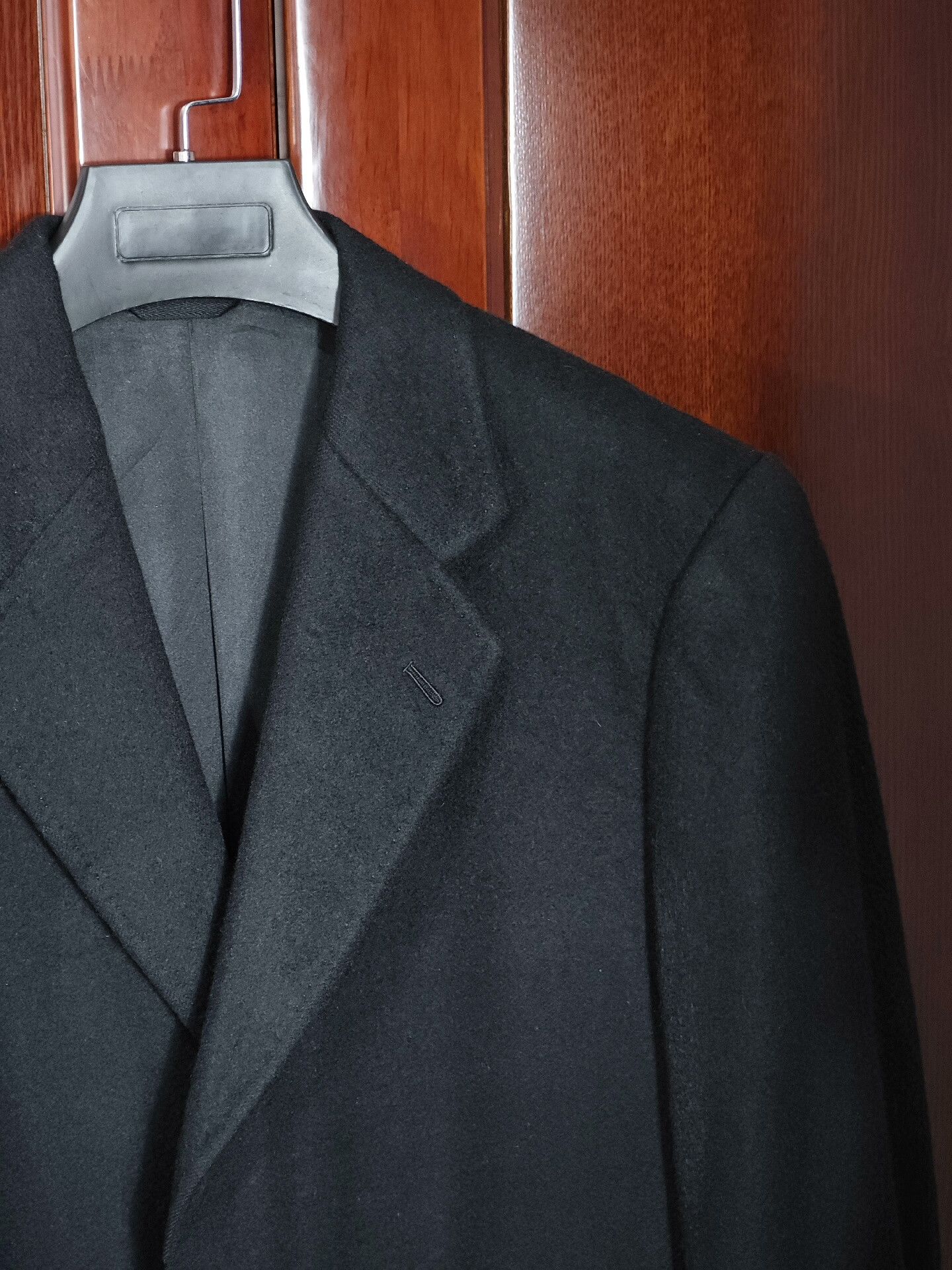 Crombie Custom Black Cashmere Overcoat Size US M / EU 48-50 / 2 - 3 Thumbnail