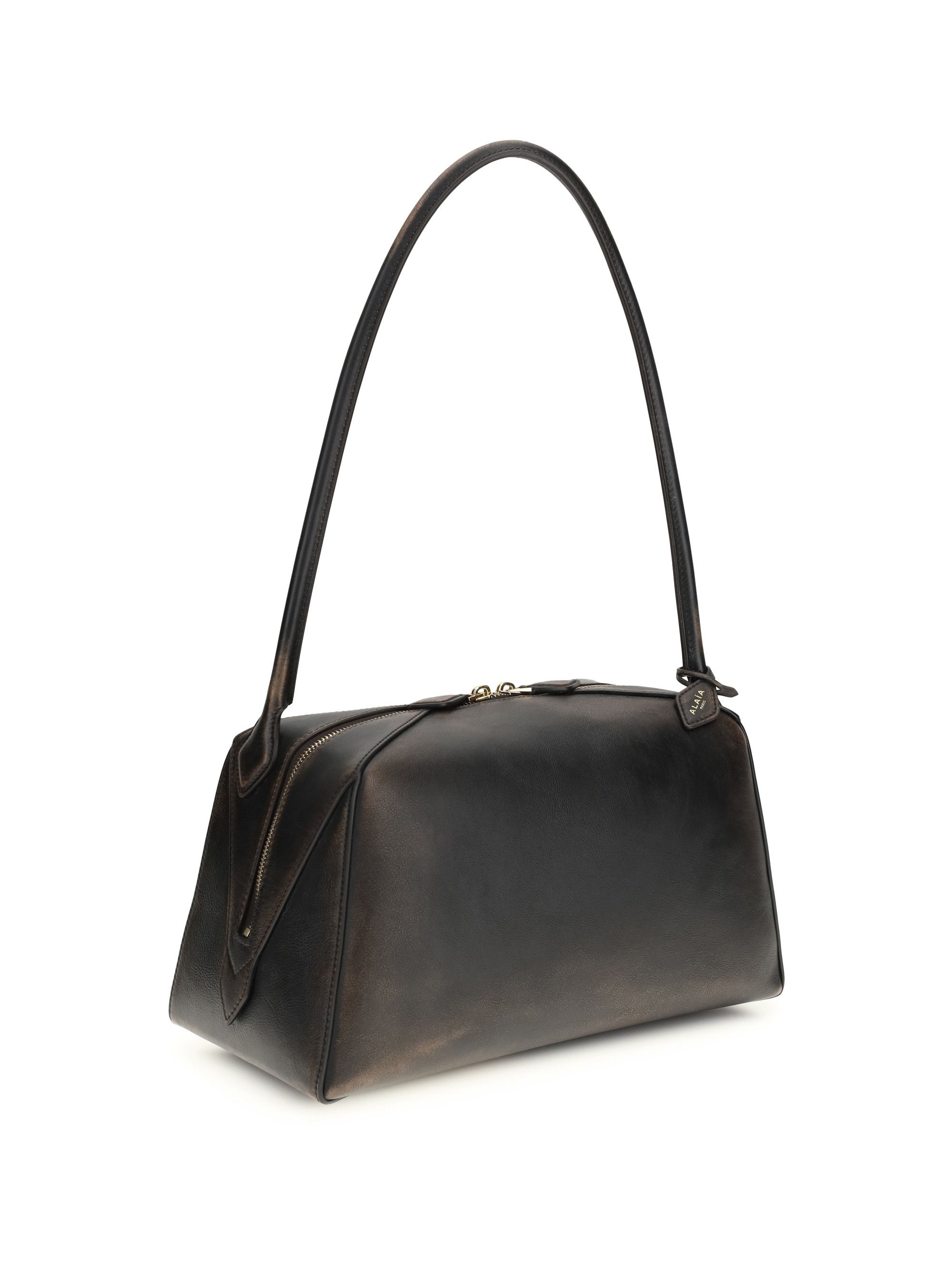 Alaia Le Bouledogue Shoulder Bag in aged leather Size ONE SIZE - 3 Thumbnail
