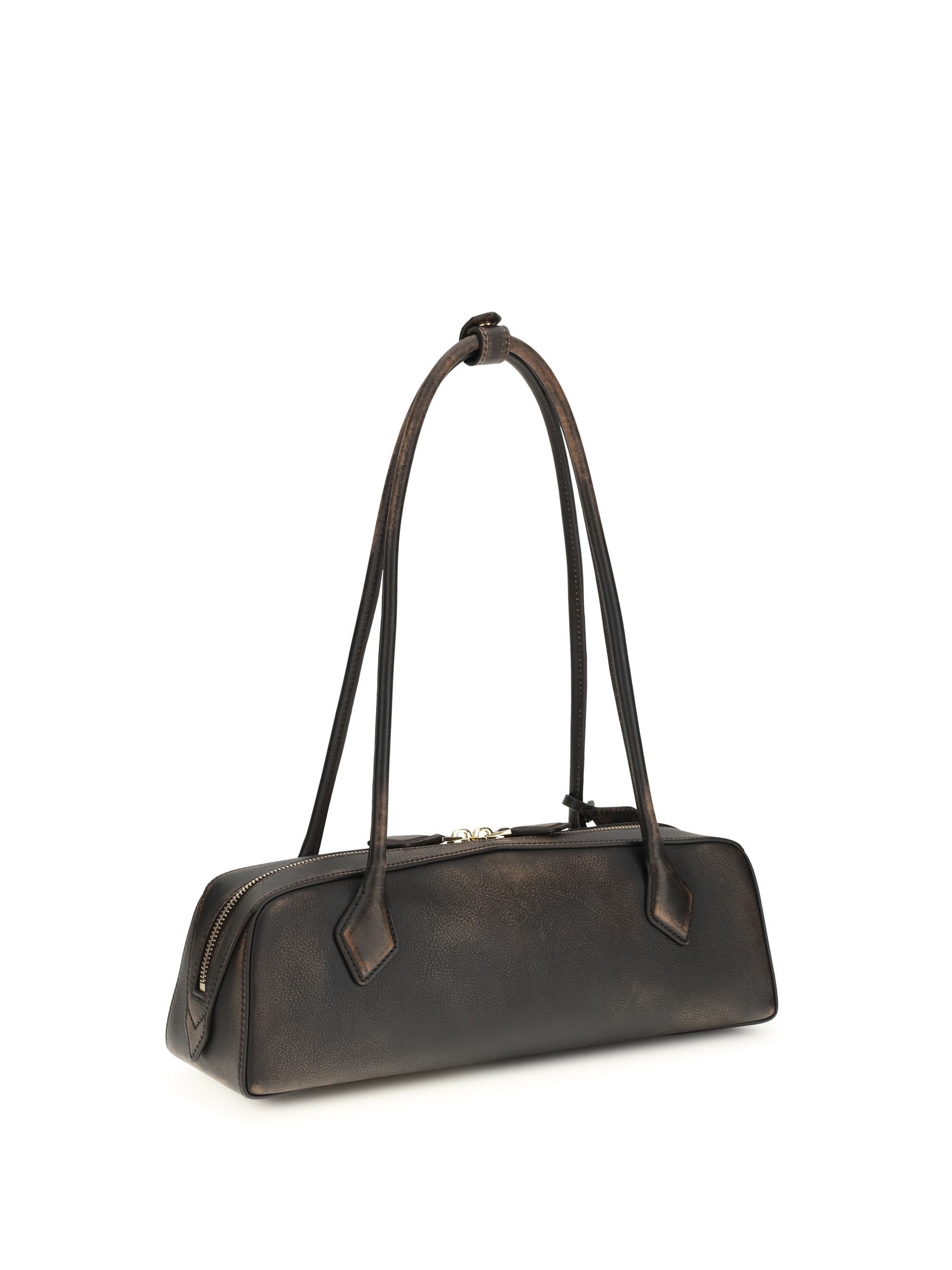 Alaia Le Teckel Shoulder Bag in aged leather Size ONE SIZE - 3 Thumbnail